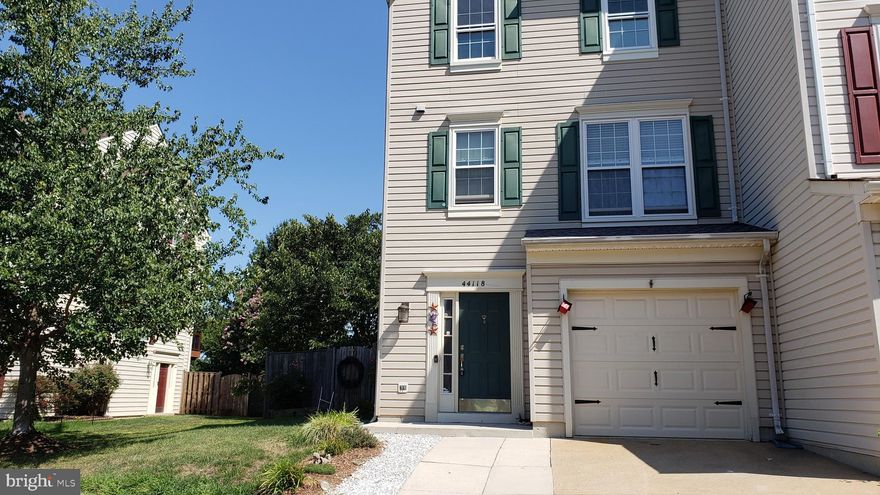 Vacant available asap.  New Painting, New Carpet, New Full Bath Flooring, New feeling 
Small Pet Only , Case by Case, Pet security deposit $700. Pet rent $50.  No smokers, No more than 4-5 people. Not allow share house.  One car garage, 3 story End Unit Townhouse in Ashburn Village, 3 bedrooms, office 2 full bath 2 half, Patio, Deck, Fully Fenced.  Extra one bedroom in the first floor behind the garage. 
First floor is the Front Door foyer, 1 car garage + Space behind the garage and walk to patio.
Second floor is Kitchen, Living, Dining, the Half Bath,  
Third floor is Master Bedroom, Master Bath, & 2nd Bed & 3rd Bed and 2nd Full Bath. and hallway. Laundry room. Looking the  Good People, Proof of  Income, W-2 Form, 1099 Forms, Tax Return, Pay stubs, Bank Statements Income, SS income.  File out the NVAR Rental Application asap and bring to listing agent with app fees.  Bank Check for Security Deposit + First Month Rent + Application Fees + Pro-rate,  Estimate $5,800++