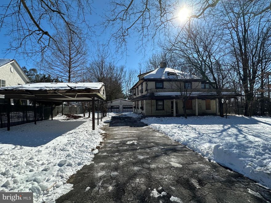 Large total shell in Curran Terrace. Detached 4-car garage and carport on the property. Corner lot. Property needs full rehab. 
All parties must sign Access and Indemnification Agreement prior to every showing. Property sold in as-is condition. Please note that this property is subject to an Act 135 Conservatorship. The Act authorizes the use of the conservatorship process to combat blight with the ultimate goal of revitalizing the surrounding community. All sales are subject to Court approval. The seller anticipates securing Court approval in approximately 45 days from the date of an executed Agreement of Sale. Please allow at least 60 days for closing. Buyer must agree to begin to remediate the Property’s blighted condition by complying with the L&I violations within 6 months of taking title to the Property. Please review any open L&I violations prior to submitting your offer. More information about the Act 135 process and requirements can be provided by the listing agent. Buyer is solely responsible for obtaining a Property Sales Certification. Seller has not and will not be making application for any Property Sales Certification. Property marketed through March 17, 2026. All offers are due by March 17, 2026.