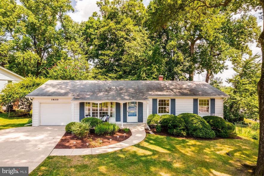 ***Open House Sunday, 8/11 from 1-3pm *** Lovely 3 bed 2 ½ bath Rambler in Aspen Knolls has everything you need, and then some! * Gorgeous sunroom with cathedral ceilings and 2 skylights; * Newly refinished hardwood flooring throughout main level; * Huge Recreation Room filled with light; * Enormous storage room perfect for a home gym or workroom; * Corner lot and fully fenced rear yard…all this conveniently located near major commuter routes, shopping, and restaurants.  The charming, curved walkway leads you to the entrance of this bright and spacious home.  The living room has a large picture window and a coat closet, and newly sanded/finished hardwood floors grace the entire main level. The dining room has a chandelier and a convenient exterior door to the 2 car tandem garage with access panel to the attic and door to side yard. The showstopper is through the pocket doors opening to the beautiful Sunroom with cathedral ceiling, 2 skylights, ceiling fan with light, recessed lights, and double French doors opening to back steps to back yard.  Kitchen has a KitchenAid double door refrigerator with bottom freezer, Whirlpool dishwasher, GE Profile sealed surface electric range, and convenient pantry for storage.  The large hall bath includes a ceiling “sun” light, wood vanity with cultured marble top, medicine cabinet, and tub/shower combination.  The primary bedroom has a ceiling fan with light and 2 closets for storage.  The en suite has a large medicine cabinet, vanity with cultured marble top, and a Jacuzzi tub/shower combination. Bedroom 2 has ceiling fan w/light & bedroom 3 is also ample sized.  On the lower level, the large recreation room with vinyl floor is very bright, and features custom built-ins a storage closet, and a convenient half bath. The rear sliding doors offer a level walk out to the rear flagstone patio.  The huge storage room with painted concrete floor offers plenty of space for all your needs and houses the Maytag washer and GE dryer, utility sink, whole house humidifier, Carrier infinity furnace, and Bradford White gas hot water heater.