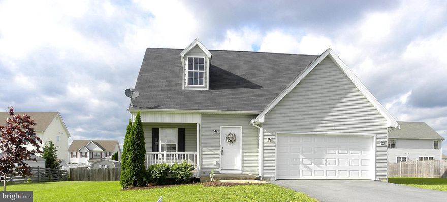 You won't be disappointed in the spacious rooms in this darling well-maintained Cape Cod Cottage style home. Sip coffee in the morning on your quaint front porch or on your spacious back deck with the beautiful mountain view. This home has over 3400 sq. ft. for your family to spread out. First floor master with large master en-suite bath complete with jetted tub to relax after a hard day at work. Do you have fur babies? Large yard for you and your pets enjoyment. The large finished family room in basement provides lots of space for entertaining with access to back yard. You don't want to miss this home. Less than $215000 for over 3400 sq. ft. Wow! Convenient commuter location. One year home warranty included.