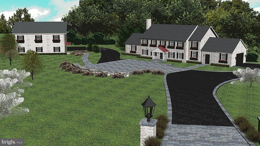 Ready to embark on an equity-building journey while creating your dream home? Look no further! This extraordinary 4 bedroom, 2 ½ bath home, nestled on 2.99 acres with a separate carriage house, presents captivating possibilities and a lifetime opportunity. Transform this classic solid brick Colonial home into a masterpiece, with over 3,200 sq.ft. of living space exuding timeless charm and setting the stage for a modern and stylish living experience. The entrance foyer welcomes you with a center staircase, flanked by a spacious living room and an elegant dining room. Wood floors grace most of the home, including some of the upstairs bedrooms. The kitchen features stainless steel appliances, granite countertops, and a center island. Imagine whipping up gourmet meals while gazing out at the low-maintenance, wooded landscape. And when it's time to unwind, step out onto the large screened-in porch, accessible from the kitchen or the cozy den/TV room with shiplap walls and built-in bookcases. The dining room is perfect for hosting gatherings, along with the living room, adorned with ample windows. A unique 2-sided fireplace extends into the office, providing a private workspace with built-ins and a sliding glass door leading to a private brick patio. The laundry room is conveniently located near the attached 2-car garage, and a half bath completes the main floor. The upper level offers 5 bedrooms, including the expansive primary bedroom suite with an ensuite bathroom. Another flight of stairs leads to the floored attic. Lots of closets, built-ins and clever storage space throughout the home, plus a full partially finished basement.  In addition to an attached 2-car garage, the detached 2-story building with heat and electricity can accommodate 10+ cars with 3 oversized garage doors, all with extra height. There's even paved parking and a turnaround for maneuvering an RV. Upstairs, a large room awaits your vision, whether for storage or conversion to additional living space. This property is a canvas waiting for your personal touch. With some fresh paint, new carpeting, and remodeling at your leisure, you'll have a comfortable haven to enjoy while you embark on your transformation journey. The potential for equity growth is immense, as any improvements you make will undoubtedly enhance the value. Imagine the lifestyle you can create on this sizeable lot. Envision relaxing by a sparkling pool on a warm summer day, surrounded by lush greenery and the tranquility of nature. Yet, there is still the convenience of nearby shopping, dining, and entertainment. Enjoy award-winning New Hope-Solebury School District, or choose from many exceptional private schools in the area. Commuting is a breeze with easy access to major routes leading to New York, New Jersey, and Philadelphia. With its potential, location, and room for customization, the possibilities are endless. Schedule an appointment to see it today and Let's Make It Happen!