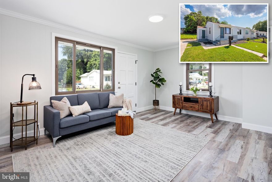 PICTURE PERFECT RENOVATION! Enter into a bright and sun-filled living area with new luxury vinyl plank flooring that seamlessly flows through the kitchen and living areas.  Enjoy a remodeled kitchen with custom white shaker cabinetry, granite counter tops, and stainless steel appliances.  Off of the main living area you will find two generously sized bedrooms, a fully renovated hall bathroom with custom ceramic tile and conveniently located closet with washer/dryer hookup.  Outside you will be able to enjoy a large and peaceful backyard - perfect for relaxing.  This home features so many updates and is ready for you to pack your bags and move right in!  House is vacant and easy to show to schedule your showing today!