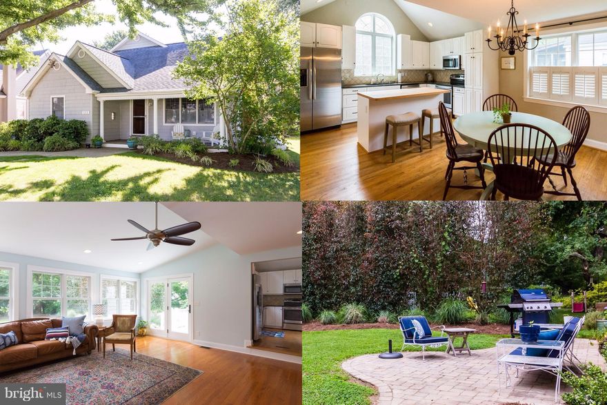 Show for BACK UP contracts/leases only. Beautiful expanded cape w/approx 2,500 fin sq ft w/open layout. Master suite w/lg MBA w/jetted jub. Updated kit w/granite & stainless. Lg FR w/built-ins, 2 entry level BRs, lovely wood flrs, moldings, vaulted & cathedral ceilings, new bsmt carpeting, & deck. Stone paver driveway/walkway.patio. Gorgeous yard. Walk to Historic Annap. Also for rent $2,900/month