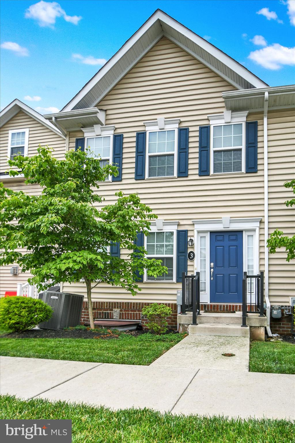 This just in! A cozy, yet spacious and comfortable, 3 bedroom, 2 1/2 bath townhouse in the Carriage Hill community . The first floor entry is into a laminte floored foyer with a coat clost and powder room. Beyond are the living room and dining area, with a sliding glass door to a rear deck overlooking a shared courtyard. The kitchen is separated from thedining area by an island counter with cabinets. Features of the kitchen include multiple cabinets with granite countertops, a pantry closet, gas range and oven, stainless steel double sink and stainless refrigerator, dishwasher, and built in microwave. Carpeted stairs lead from the first floor to the second, where the 3 bedrooms are located. The master is carpeted and features recessed lighting, a walk in closet and a master bath with ceramic flooring, a ceramic walled shower, double vanity with granite countertop, and a linen closet. Bedrooms 2 and 3 both are carpeted and also have recessed lighting and closets. There is a full bath in the hall feturing granite countertoppped vanity, ceramic tile floor and tub surround. Below the 2 floors of living space is a vinyl floored finished full basement, with laundry with washer and dryer included, storage and utility areas. The basement also features an egress sized window. Conveniently located near the heart of Doylestown with easy access to all it has to offer. Easy to show, schedule an appointment now to see all this property has to offer!