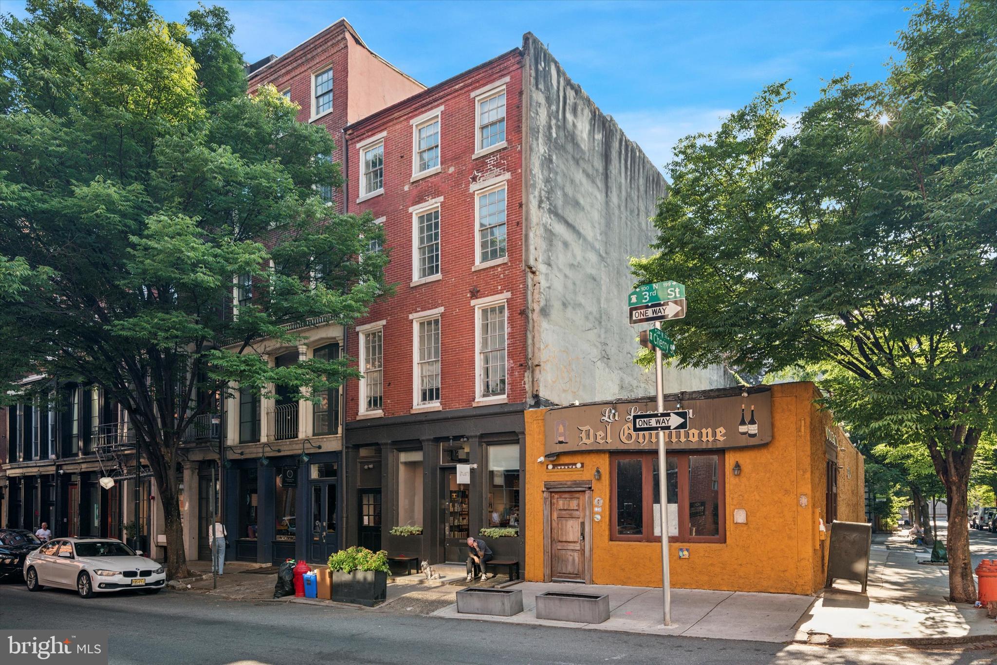 A rare find at an excellent value: this oversized, open concept studio apartment with its own private outdoor space is located on a charming block in Old City, just steps from some of the best restaurants, cafes, shops, and historic attractions the city has to offer. Located in the quiet rear of the building, this second floor unit is generously sized. Enter into an open concept living and dining room, with a spacious balcony accessed through sliding doors, just for this unit. Brand new carpets on stairs and in bedroom area for cozy and quiet living. Walk-in closet and laundry room offer abundant storage. The bedroom area can easily be partitioned off, and is large enough to fit a king size bed and a dresser and/or desk with ease. Tile bath and a separate closet with in-unit laundry and central air complete this perfect city residence. Garage parking available as close as 1 block away for an additional fee based on availability. Rent includes water, tenants pay utilities based on usage. Pet friendly for 1 pet under 25 lbs with one time $250 pet fee. Available for anytime in April move in, as late as May 1st.
