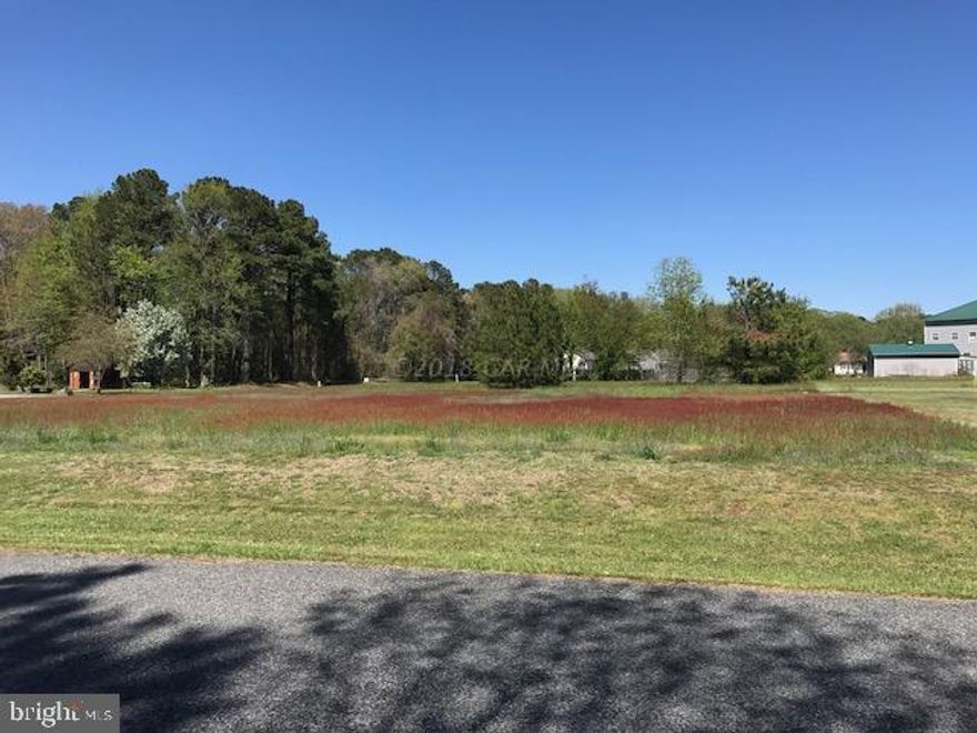 Great building lot in Nanticoke Acres with water views and boat dock available.