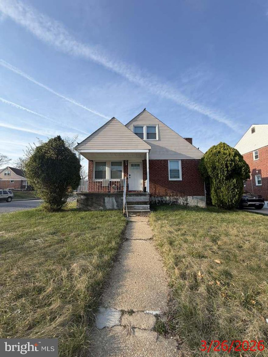 Affordable price for a single family home with a desirable leveled corner lot and within walking distance to bus stop, school and shopping center.  The front covered porch welcomes you to this cozy yet spacious home. As you enter, you are greeted by the ample living room that leads you to all areas of the home. Towards the back you will find the opened kitchen with a breakfast bar which overlooks the dining area. Here you will also find a door that leads you the nice fenced backyard, which is perfect for hosting BBQ's or summer picnics. Continue your tour and you will find 2 equally sized bedrooms with lots of natural lighting and closet space. A full bathroom sits right in between both rooms. Ascend upstairs where you will find 2 additional large bedrooms and another full bath. For added living space or storage, the basement offers just that and features another full bath. Excellent investment opportunity.