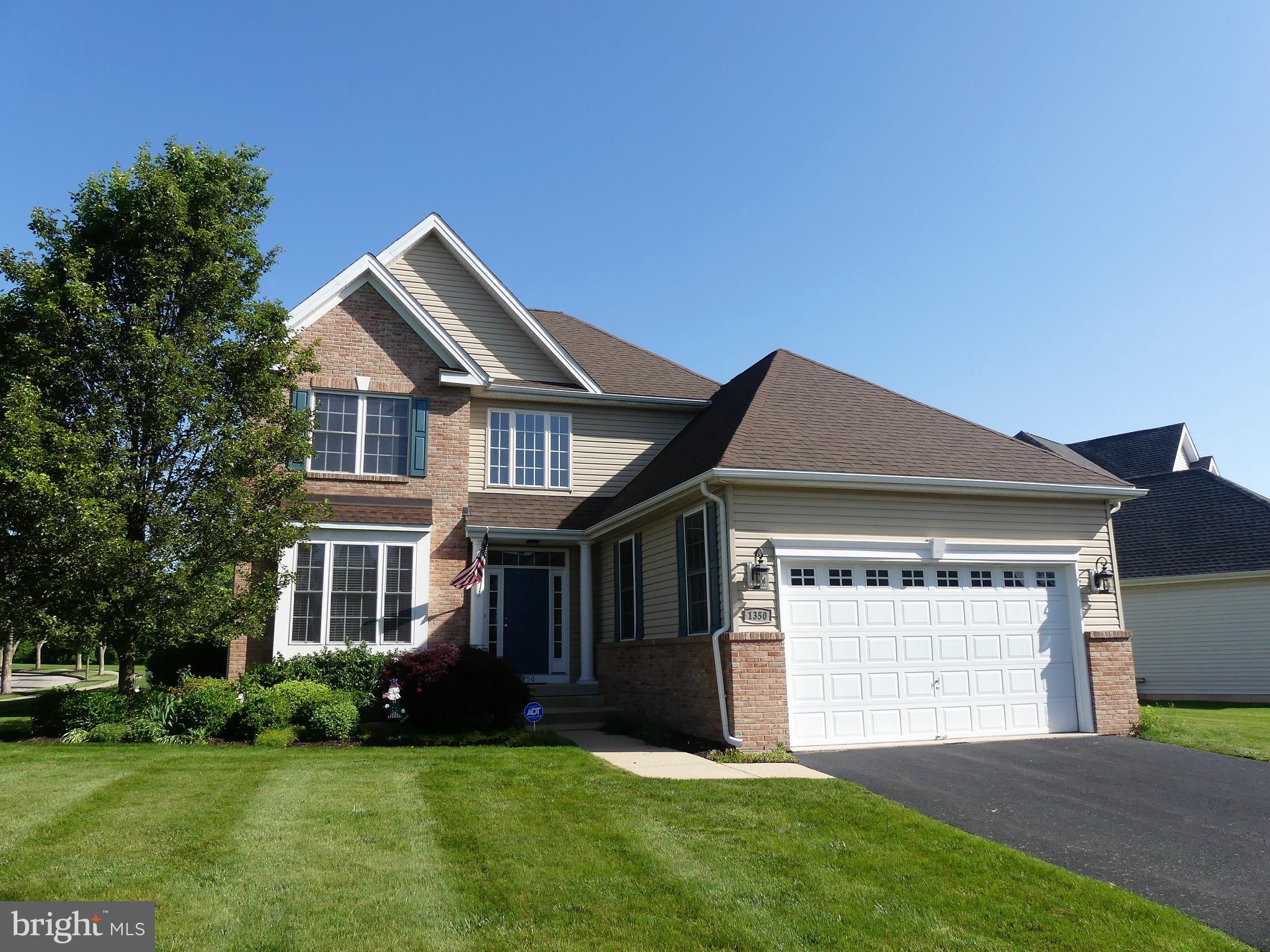 THE OPEN HOUSE HAS BEEN CANCELLED. WE APOLOGIZE TO THOSE WHO WERE PLANNING TO ATTEND. Welcome to 1350 Creekside Lane in the beautiful Renaissance at Morgan Creek 55+ community. Whether you enter through the front door or the 2 car garage of this stunning single family home, you will quickly recognize that it has been cared for impeccably by its original owners since it was constructed in 2012. As you enter through the front door, you will enjoy the morning sunlight glistening off of the hardwood floors, which continue throughout much of the main level. You will first visit the sitting room or office, with its French doors and natural lighting. Whether you are entertaining guests or choosing a formal dining experience, you will appreciate the convenience of the dining room being close to the kitchen. The kitchen is highlighted by stunning granite countertops, an island, and 42" cabinets. It also leads to the composite deck and patio and your first view of the open space that is found just beyond the backyard. The spacious family room offers a two-story ceiling, plenty of natural lighting, and a view of both the loft and the open space. You will enjoy the comfort of knowing that the master bedroom, its walk-in closet, and the attached master bathroom are all located on the main level. The master bedroom is relaxing and comfortable with its tray ceiling and view of the backyard and open space. The master bathroom is highlighted by a double bowl, two-tiered vanity, a soaking tub, a separate shower, and a private toileting area. The main level is completed by a powder room and the laundry room, with its included washer and dryer. As you climb the beautiful staircase, you will enjoy the open feel of the loft and its view of the family room below. You will also find two comfortable bedrooms and another full bathroom on the upper level. The interior of the home is completed by a full basement that is spacious enough for your visitors to play, while offering plenty of storage for your keepsakes. The final highlight that we will share about 1350 Creekside Lane is the friendly community where it is located and the wonderful activities that are offered at the community's clubhouse. The clubhouse is a short walk or drive away and offers a swimming pool, a pool table, a gym, a library, and countless opportunities to interact with friends. Please schedule your showing today. You will be happy that you did.