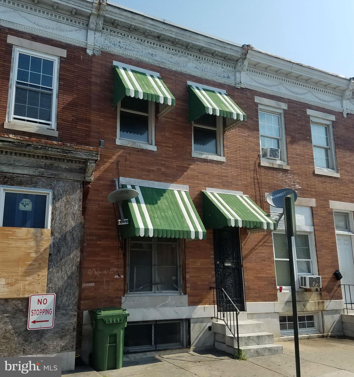 Check out this brick porchfront rowhome in Broadway East. Enjoy spacious room sizes, wood floors on main level, seperate dining room & kitchen, master bedroom that opens to a screen porch with lots of natural light and fully finished basement with plenty of living space. Just minutes from Downtown Baltimore!