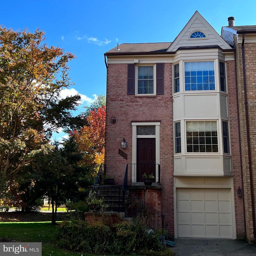 Beautiful brick end-unit townhome at Courthouse Walk.  Hardwood floors on upstairs and main levels, tile in basement. Vaulted ceiling in master bedroom with bay window. Deck & gated patio with outdoor furniture included. Granite kitchen countertops with island Close t o transportation, shopping and dining! A must see.