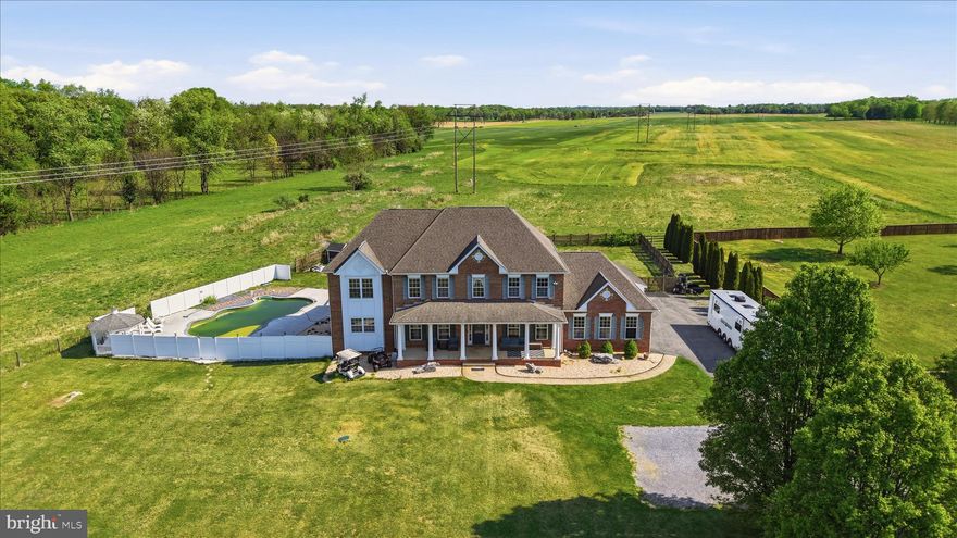 Value-Add Opportunity in Clarke County! Amazing views surround this custom-built traditional Colonial, sitting on nearly 3 acres and offering more than 6,900± square feet of living space, including a finished basement.
Natural light fills the impressive two-story living room, highlighted by a second-story balcony. The main level features a kitchen, breakfast nook, dining room, sitting room, laundry room, half bath, and a generous main-level primary suite with ample closet space. Upstairs, you will find three spacious bedrooms and two full bathrooms.
Additional features include an attached three-car garage, two storage sheds, an in-ground saltwater pool (updated pump and new filter; bot conveys), gazebo, inviting covered front porch, expansive rear deck spanning the length of the home, plenty of parking, and a beautiful tree-lined paved driveway. Fiber & high speed internet available. 
This property offers exceptional potential and is ready for significant updates and improvements, making it ideal for buyers looking to customize, renovate, and build equity. Sold as-is and priced just above assessed value to reflect condition. Bring your contractor, investor, or creative vision and explore the possibilities.