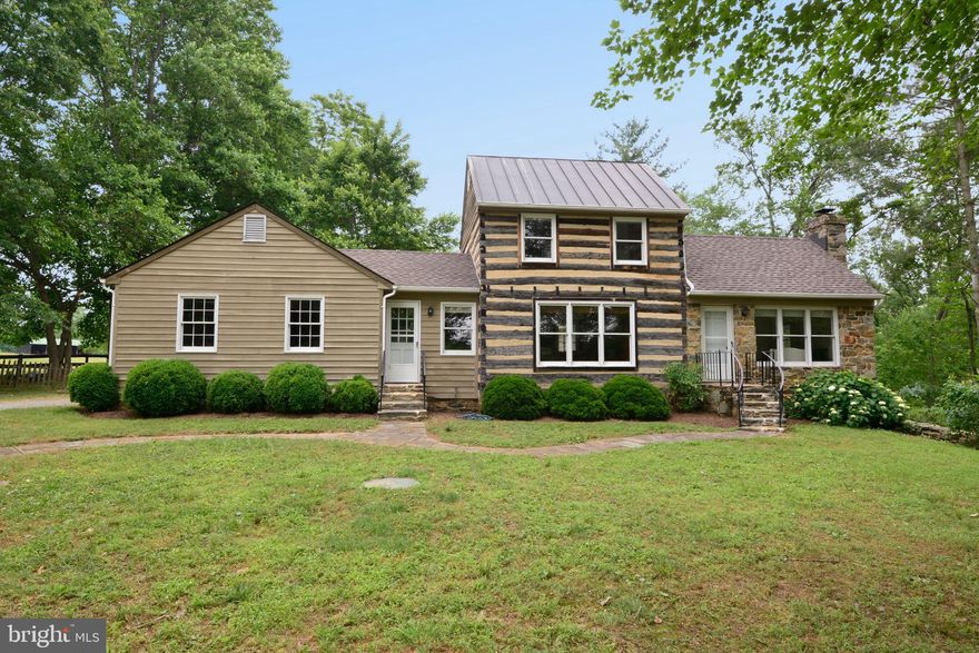 Fabulous stone/log cottage on large farm with private entrance. 3BR 2.5BA. Living room with wood burning FP. Heart pine flooring throughout. Flagstone patio, fenced rear yard. Ideal location minutes to 66 or Rt50 and the quaint village of Upperville. Great property for a weekend retreat or a full time residence. Lawn care and snow/trash removal included.