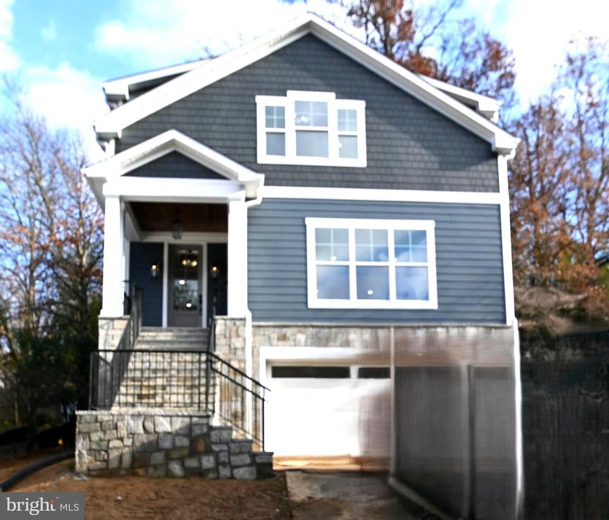 "Open House Saturday 12/20  1:00-3:00 & Sunday 2/21 1:00-3:00 pm"  Meet  BUILDER'S REP.  WALK THRU NEW HOME to be Completed this December 30th 2025! in sought after Charming & Historic Kensington!  OVERLOOKS   PARK & STREAM..  Blocks to the  MARC TRAIN & OLD TOWN SHOPS/RESTAURANTS.  5-6 BR 3.5 BATHS, Upscale Primary Bedroom with super Bath  with modern spa feel!  Upscale Finishes are Standard. Gas Fireplace with sleek porcelain surround and Wood Mantel " Cafe" GE Stainless Appliances, Gas Cooking with a 36" GE Gas Range. Beautiful Quartz counter tops and Center Island for family gatherings combines to family room. Family Room has panoramic view of park!  Kitchen w/ Stylish Tile Back Splash, REC Room has built-in Wet Bar & 2nd refrigator flows to back yard.  Decorative Crown Molding, Recessed Lighting, Hardwood Floors on Main Level, Oversized 2 Car Garage and Deck for Entertaininng backs to woods!  "Come & Be Dazzled"       {Hardiplank & Stone siding}