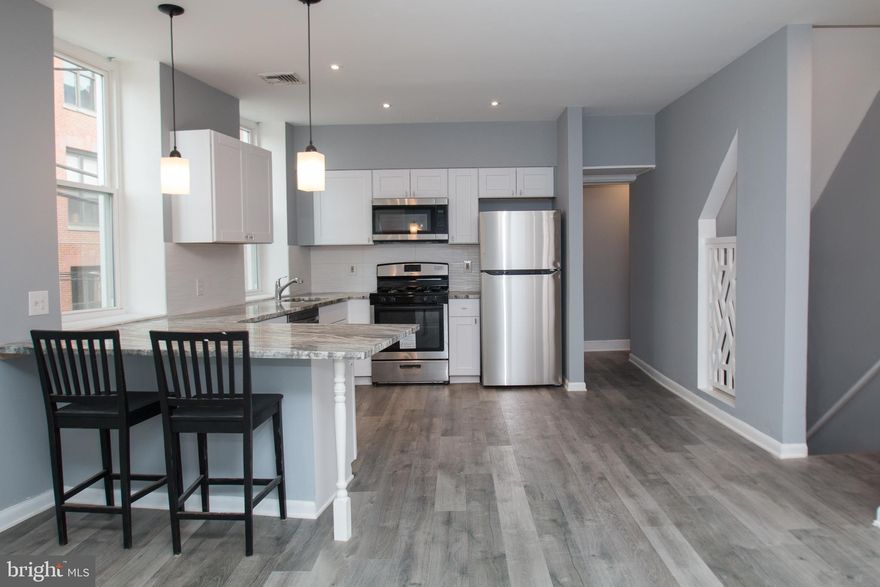 Welcome to 1145 N 4th Street! This is a newly renovated bi-level 2 bedroom, 1.5 bathroom unit for rent in Northern Liberties. Schedule a tour today!