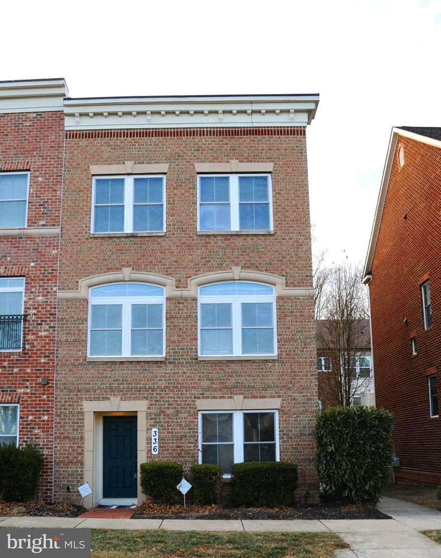 **Stunning End-Unit Townhome in The Parkland @ Watkins Mill Town Center** Bright, Spacious, and Move-In Ready! Welcome to this exceptional brick-front Vanderbilt model in the sought-after community of The Parkland Community. This sun-filled end-unit townhome offers the perfect blend of style, space, and convenience with approximately 2,472 sq ft of beautifully designed living space. Featuring 3 Bedrooms, 2 Full Baths, and 2 Half Baths, this home boasts a light-filled open floor plan, Soaring ceilings, and extra windows that flood the interior with natural light. The expansive Living Room offers oversized windows and an adjacent Powder Room. Ideal for entertaining. The heart of the home is the Gourmet Kitchen, which seamlessly connects to the Dining Area and sunlit Family Room with direct access to the private cute Rear Deck. Perfect for indoor-outdoor living. Upstairs, the spacious Primary Suite includes a luxurious En-Suite Bath and two walk-in closets. Two additional Bedrooms share a well-appointed Hall Full Bath, making this level both functional and comfortable. The Entry Level includes a welcoming Foyer, a versatile Den (perfect for a home office or playroom), a Powder Room, full Laundry Room, and access to the attached 2-Car Garage. The extended driveway provides parking for up to 2 additional vehicles. A rare find! Located in the vibrant City of Gaithersburg, The Parklands offers resort-style amenities including a community pool, tennis courts, playgrounds, fitness center, clubhouse, and meeting room. Commuters will love the short distance to the MARC train, easy access to I-270 and the Watkins Mill Interchange, and the Shady Grove Metro just minutes away. Enjoy proximity to Downtown Crown, Kent-lands and The Shops at Spectrum Center. Even more excitement is on the horizon with the upcoming Parklands Urban Center, bringing new restaurants and retail right to your doorstep. Tucked away in a peaceful, private setting yet close to everything. This is Parklands living at its best. Don’t miss your chance to call this move-in ready gem home!!