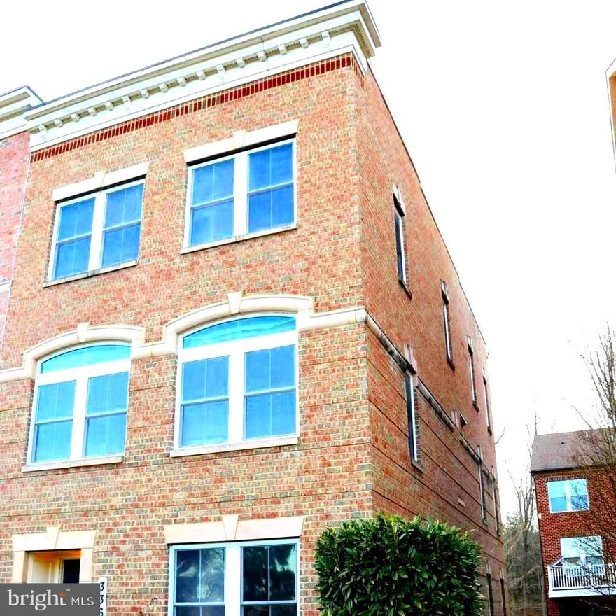 **Stunning End-Unit Townhome in The Parkland @ Watkins Mill Town Center** Bright, Spacious, and Move-In Ready! Welcome to this exceptional brick-front Vanderbilt model in the sought-after community of The Parkland Community. This sun-filled end-unit townhome offers the perfect blend of style, space, and convenience with approximately 2,472 sq ft of beautifully designed living space. Featuring 3 Bedrooms, 2 Full Baths, and 2 Half Baths, this home boasts a light-filled open floor plan, Soaring ceilings, and extra windows that flood the interior with natural light. The expansive Living Room offers oversized windows and an adjacent Powder Room. Ideal for entertaining. The heart of the home is the Gourmet Kitchen, which seamlessly connects to the Dining Area and sunlit Family Room with direct access to the private cute Rear Deck. Perfect for indoor-outdoor living. Upstairs, the spacious Primary Suite includes a luxurious En-Suite Bath and two walk-in closets. Two additional Bedrooms share a well-appointed Hall Full Bath, making this level both functional and comfortable. The Entry Level includes a welcoming Foyer, a versatile Den (perfect for a home office or playroom), a Powder Room, full Laundry Room, and access to the attached 2-Car Garage. The extended driveway provides parking for up to 2 additional vehicles. A rare find! Located in the vibrant City of Gaithersburg, The Parklands offers resort-style amenities including a community pool, tennis courts, playgrounds, fitness center, clubhouse, and meeting room. Commuters will love the short distance to the MARC train, easy access to I-270 and the Watkins Mill Interchange, and the Shady Grove Metro just minutes away. Enjoy proximity to Downtown Crown, Kent-lands and The Shops at Spectrum Center. Even more excitement is on the horizon with the upcoming Parklands Urban Center, bringing new restaurants and retail right to your doorstep. Tucked away in a peaceful, private setting yet close to everything. This is Parklands living at its best. Don’t miss your chance to call this move-in ready gem home!!