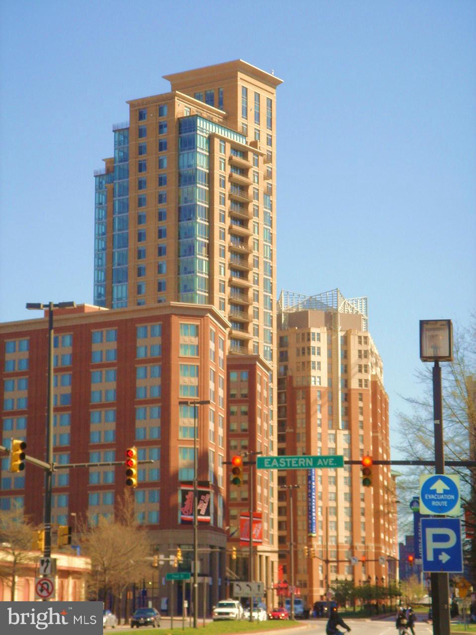 Stylish 2BR 2BA in the heart of HARBOR EAST. Floor-to-ceiling windows and private balcony provide commanding views of Key Bridge and city skyline*MBR has 180 degree views and soaking tub w/ separate shower*Open floor plan ideal for entertaining*dark wood floors accentuate light cabinetry*granite counters*stainless steel appliances*1 parking space. Enjoy all that HARBOR EAST has to offer!