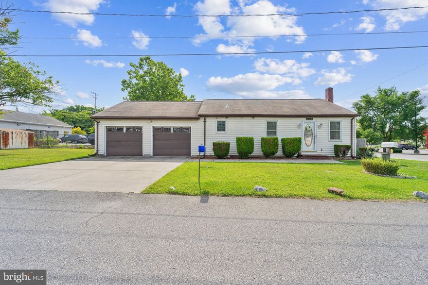 One level living at it's finest! This home can be used residential or for commercial purposes (please check with County for approved uses). This home features 2 Bedrooms and 1.5 bathrooms plus an eat-in kitchen, 2 car garage, attic with storage, and a fully fenced yard! Recent updates include newer AC (8-9 yrs), furnace (6 yrs), replacement windows, and  newer roof (5 yrs).  There is also a standing room crawl space which houses the sump pump / furnace. Add your own updates to this home to make it your own!