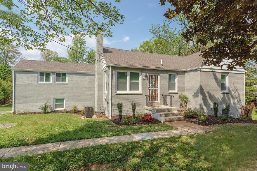 Spectacular renovation!.  All-brick, 5 BR- 3 BA incl. gorgeous M. Bath.  Light-filled open floor plan - recessed lights thru-out.  All-new open EIK w/ 42" cabinets, granite counters, tiled backsplash & SS appliances.  Full walk-out light filled lower level features lg.  Fam. Rm. open to backyard.  Attached garage & lg. shed w/ electric.  New roof, HVAC, electric heavy-up.  Quick call your agent!