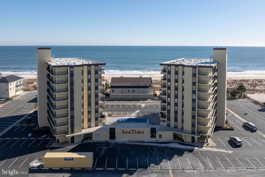 Stop scrambling to find a reservation, and own your own beach condo for less than $300k! Experience the ultimate beach lifestyle in this fantastic 8th-floor condo located in the SeaTime building. Situated on the coveted oceanblock in North Ocean City, this unit offers the perfect blend of coastal charm and modern convenience. Unit S801 features one bedroom, one bathroom, and approximately 700 square feet of living space, highlighted by a modern kitchen with solid surface countertops and recently updated appliances. For added convenience, a newer washer and dryer are also included in the sale. But the true showstopper is the private balcony off the living room which boasts breathtaking views of the Atlantic Ocean, the beach, the bay and the entire town. When you’re ready to take a break from the sand, enjoy the large outdoor community pool or fitness center. SeaTime South equipped with two elevators for easy access and offers low condo fees. Convenient private parking is located underneath the building, and additional parking can be found on the street. Forget the hassle of crossing Coastal Highway - you are just steps away from the beach. This "uptown" location is within easy walking distance to popular restaurants, entertainment, and the beautiful Northside Park, known for its walking trails, spectacular sunset views, and the sensational Winterfest of Lights display. Plus, you’re just minutes from the Delaware line for tax-free shopping. Whether you’re looking for a personal beach retreat, a savvy investment property, or a year-round coastal home, this SeaTime condo is a rare find at an incredible price point.