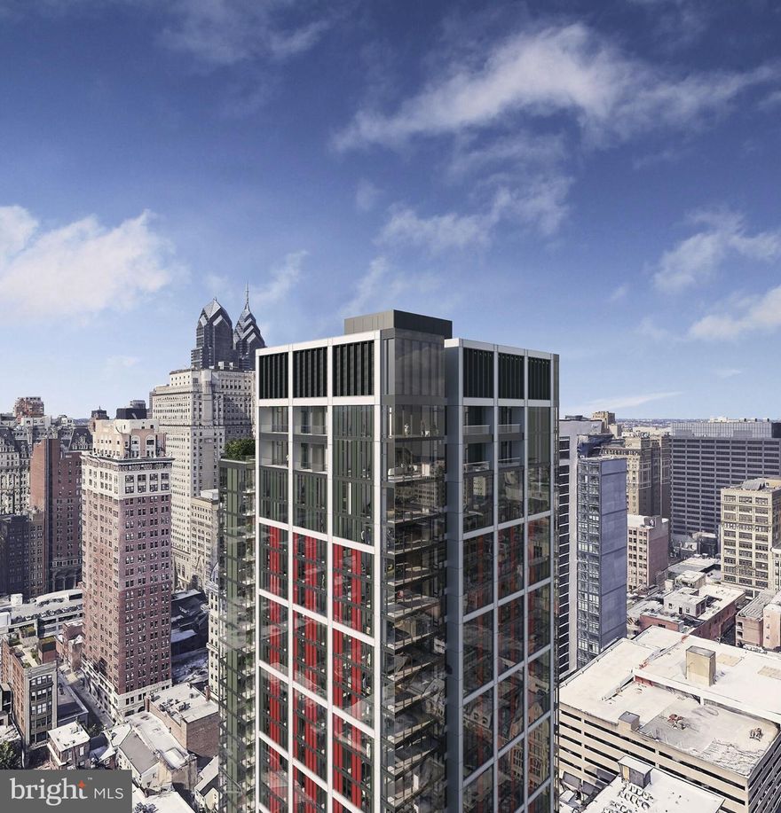 Center City’s Crown Jewel: 210 South 12th. A once-in-a-lifetime opportunity.
Nestled in the vibrant heart of Midtown Village, 210 South 12th stands as a beacon of modern living, embodying an unparalleled residential experience. This prestigious address is renowned for its sophisticated living spaces, which include everything from sleek studio apartments to expansive three-bedroom penthouses and everything in between.

The stunning architecture of 210 South 12th was finely crafted by a team of elite design professionals headlined by award-winning firm RSHP, formerly known as Rogers Stirk Harbour + Partners, Midwood Design Studio, and BLT Architects. World-class elegance combines with the character and soul of one of America’s most vibrant cities to create 32 floors of innovative living.

Located within the Washington Square West neighborhood, this apartment community integrates modern design and convenience into every element, offering studio, one-bedroom, one-bedroom den, and two-bedroom apartments as well as impressive three-bedroom penthouses. Residents are greeted with a 24-hour attended lobby with concierge services, providing a welcoming entrance. At  210 South 12th, you’ll enjoy personalized comfort year-round thanks to state-of-the-art air conditioning and keyless entry with smart controls. 

Cycling enthusiasts will love the ample bike storage. And those with a competitive spirit will revel in a recreational haven complete with billiards, ping pong, and shuffleboard. When you’re ready for a quiet retreat, visit the cozy library aside the fireplace overlooking a living green wall, catering to both literary pursuits and relaxation.
 
The dynamic co-working lounge is tailored for modern professionals, while breathtaking distant views encompass bridges, the river, and the city skyline as a visual retreat. The community includes a dedicated dog park and spa, ensuring that furry residents are well cared for. 

Additional bragworthy amenities enhance convenience, including a 100% EV-equipped fully automated parking garage, a smart package room for secure deliveries, resident storage lockers, a spin studio, a yoga room, sauna, and a state-of-the-art fitness center.
 
Dining is elevated to an art form with an exquisite gourmet catering kitchen and a poolside lounge with its own catering equipment. Outdoor amenities create a resort-like atmosphere with a pool, sunbathing areas, a sundeck, and an outdoor cinema. 

For private gatherings and business meetings, spaces like dining rooms, meeting rooms with wet bars, and conference rooms are designed to accommodate your needs. 

210 South 12th Street caters to the diverse needs and interests of its residents, transcending traditional apartment living and setting a new benchmark for luxury, comfort, and design in Philadelphia's Center City.
 
* Photos are of model units ** Pricing and availability subject to change on daily basis ** Parking may be available for additional fee **