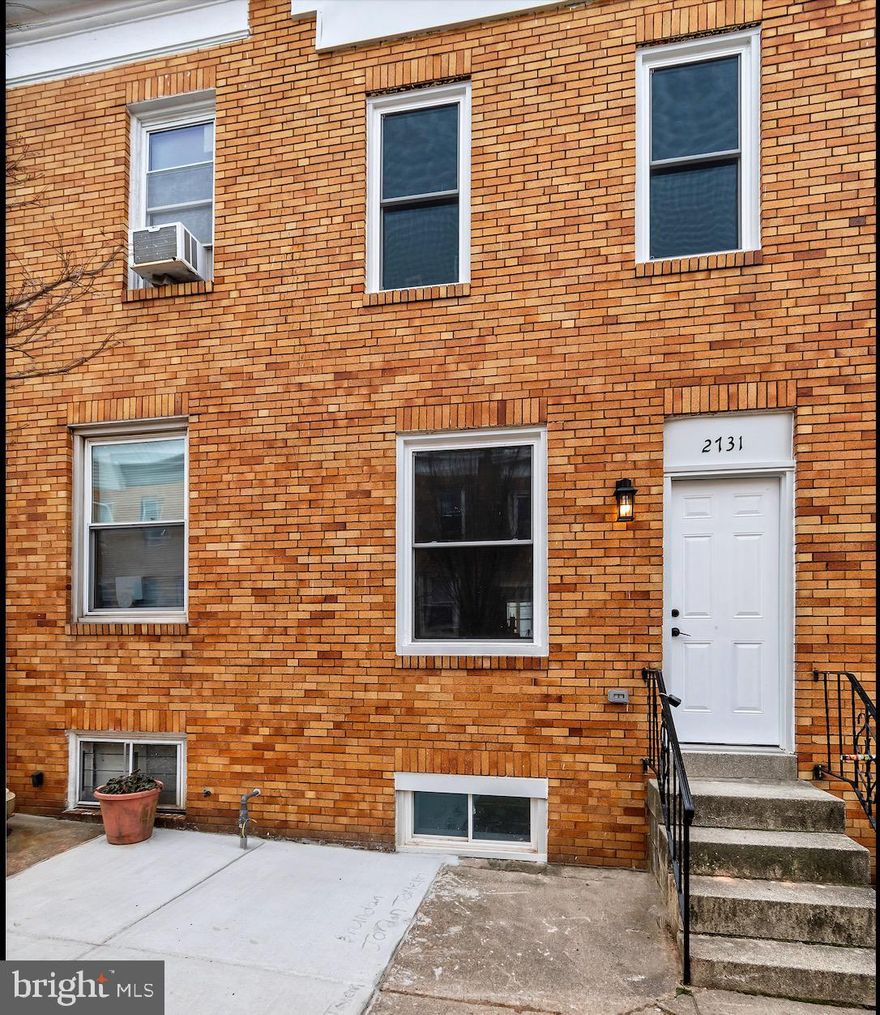 Welcome to 2731 Mura Street - a beautifully fully renovated townhome offering 3 bedrooms and 3 full bathrooms. This move-in ready home features a modern kitchen, updated bathrooms, and stylish finishes throughout. 
Enjoy the convenience of private parking behind the home!a a rare find in the area!
Currently tenant-occupied, but can be delivered vacant per buyer's preference providing excellent flexibility for both first-time homebuyers and investors seeking a turnkey rental property. 
Located in a convenient Baltimore neighborhood  near major routes, schools, shopping, and public transportation. Don't miss the opportunity to own a fully updated home ready for its next chapter!
