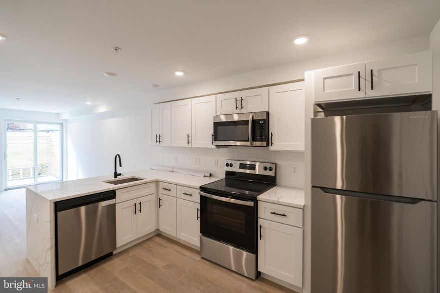 Welcome to The Signal House at 36 N 40th Street in University City! This beautiful, brand-new elevator building is located in a prime University City location and features 16 gorgeous residential units. Upon entering, you are welcomed with an abundance of natural light flowing through the windows in the open-concept kitchen and living space. The kitchen is equipped with plenty of countertop and cabinet space, modern tile backsplash, stainless steel appliances, and gorgeous hard wood flooring throughout. The generous living area hosts large windows, a private patio, and plenty of space for your furniture or a home office space. Bedrooms will comfortably fit a queen sized bed and offer plentiful closet space! The stunning bathrooms feature a combination of  walk-in showers and tub/shower combos beautifully accompanied by cutting-edge back-lit vanity mirrors. Additionally, the building features a shared bicycle storage room, and storage cages. Conveniently located to Drexel U, UPenn and all University City has to offer as well as area highways and transit lines!

Water & Trash are included in price, tenant pays electric, gas and internet.
Photos of various units in property, finishes will match, layouts will differ
Cats & Dogs Permitted, $500 Non-Refundable Fee per Pet, Two Pet Maximum