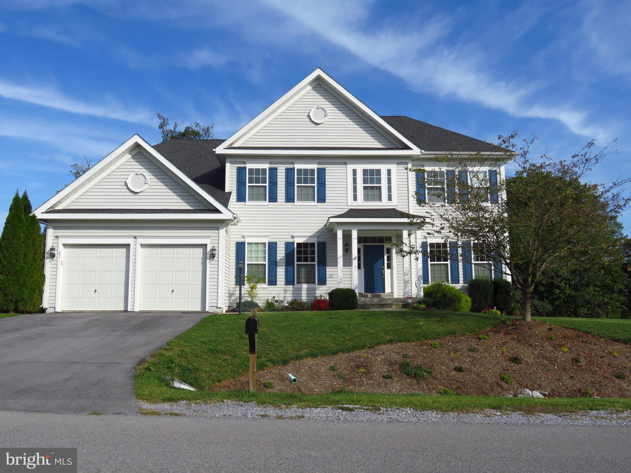 Come out and see this beauty and buy her. Come out and see this welcoming, comfortable and gorgeous home. Located in the highly sought after Brookfield on the Potomac neighborhood, this house is nestled on a 0.67 acre lot. She boasts 4 very nice sized bedrooms and 3 full baths upstairs, with an additional half bath on the main level. A large bright office with double french doors is just off the front entrance. A living room and formal dining room along with a large eat-in kitchen next to a comfy family room round out the main floor. Outdoors are beautiful planting boxes, a new deck and patio and a very nice play set for the kiddos to enjoy, along with natural woods in the back. The house is light and airy, and has a traditional feel with incredible flow for those who are entertaining enthusiasts. The master walk-in closet is huge, and the bright, spacious upstairs laundry is very convenient, with new washer & dryer in 2022. The kitchen floor was replaced just August of last year, and a large unfinished basement awaits your future designs. This subdivision includes access to a private recreation and picnic area nearby on the Potomac. This pristine beauty is waiting for you.