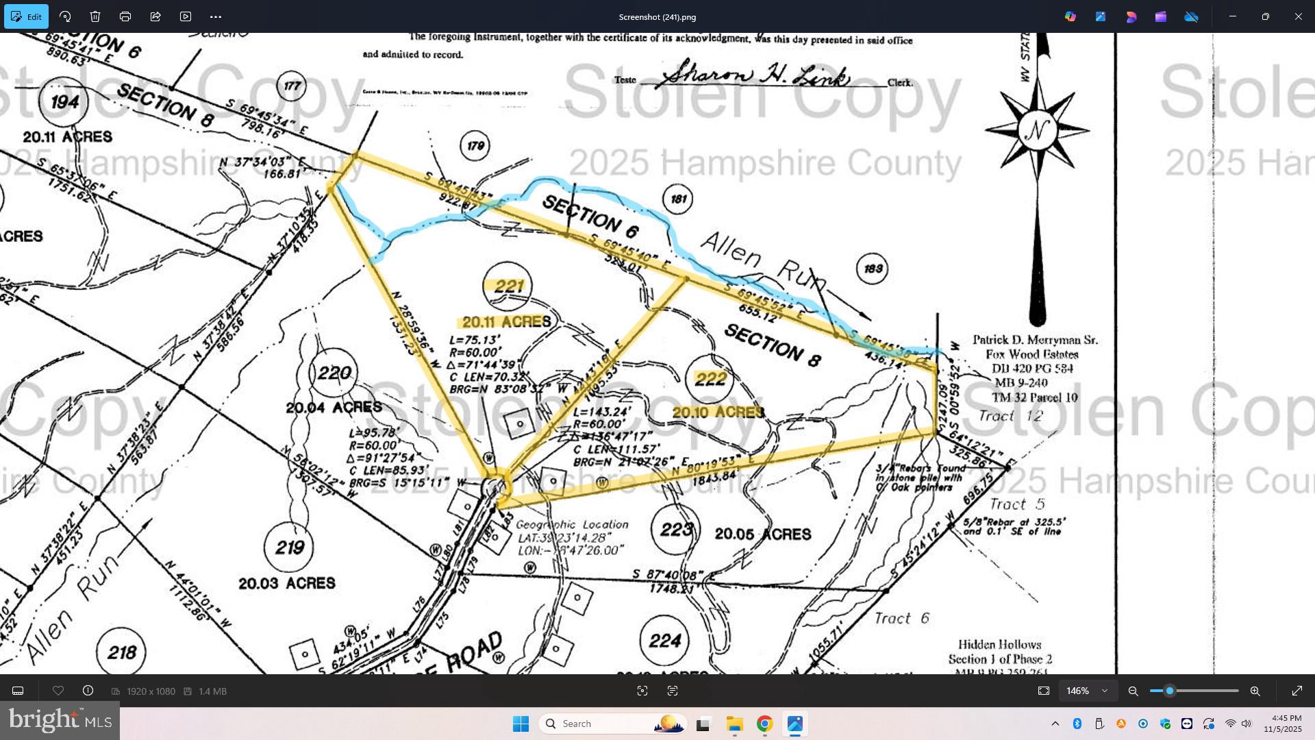 BLUFFS ON THE POTOMAC - Land