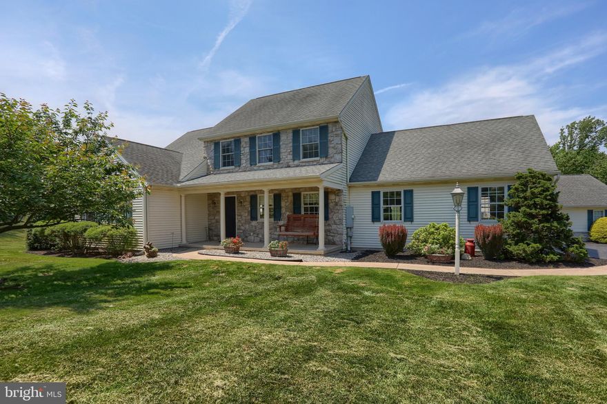 Come home to your own "Retreat" with peaceful and quiet surroundings. This one-of-a-kind property is private and nestled in over 17 acres.  A quality-built home by Shaeffer and Son, that features a 1.5-story floor plan, 3522 Sq Ft, 3 BR's 2 full and 2 half bathrooms.  There is a first-floor owner's suite, with a walk-in closet, and a bathroom with both a soaking tub and shower.   You will spend a lot of time in the cozy country kitchen with upgraded cabinetry, hardwood flooring, and a two-sided gas fireplace that connects to the family room.  The great/family room is spacious, and light infused with southern exposure, has a pine cathedral ceiling and LVT flooring.  Step down into the game room that also has a cathedral ceiling, wooden beams, pine flooring, a two-story flagstone gas fireplace and a bar.  Perfect for entertaining!  On the second level there is a spacious loft, full bathroom and 2 bedrooms plus bonus room off of the one bedroom.
Tranquil outdoor living at its best with a large, covered patio and pergola that overlooks the beautiful inground saltwater heated pool and rolling hills.  Whether relaxing in the shade or basking in the sun, you will always enjoy the spectacular sunsets.  
The Carriage house/ in-law quarters is an adorable one-bedroom cottage with a full kitchen, bathroom, living area and laundry room. If you need extra space for your recreational vehicles, kayaks etc, there is a detached 2-car garage that includes a separate storage room and covered patio! 
 This property has been lovingly cared for, well maintained and offers endless possibilities.   Although very private, Hershey Medical Center and all attractions, Rt 283, shopping etc are just a few minutes away. Also close to PA Turnpike, Rt 322 & 422. 
  Enjoy all the wonderful amenities that this spectacular property has to offer and let it be your new home!