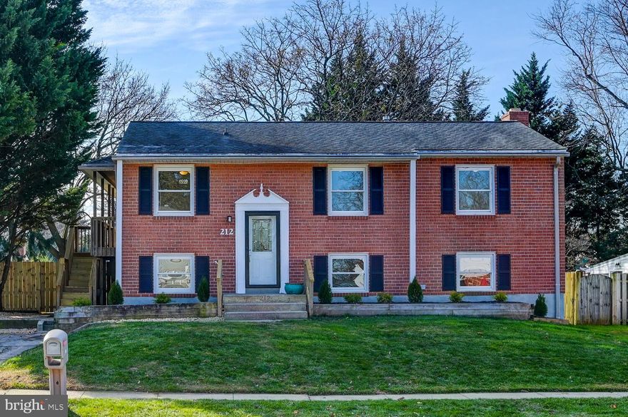 Idyllically sited just steps away from Historic Glyndon, this meticulous newly updated four-bedroom, three-bath home offers the opportunity to live amidst a neighborhood community within minutes from Hunt Valley, Towson, and downtown Baltimore. The open light-filled floor plan provides for both casual living and effortless entertaining with every inch of this residence providing a uniquely warm and welcoming atmosphere.   The heart of this home is the updated kitchen with upgraded soft-close cabinetry, granite counters, a breakfast bar, stainless steel appliances, designer backsplash and lighting, and a slider to the covered rear deck.  The upper level of this property also features an open-flowing living room and dining room, a primary suite with a private bathroom, two ample secondary bedrooms, and a hall bathroom.  The lower level is perfect for entertaining with a large family room adorned with a brick wood burning fireplace, a fourth bedroom with a sitting room or office, a full bathroom, sliding door exit to the patio and tree-lined rear yard, and an over-sized laundry room with plenty of storage.  Other notable updates/features include Luxury Vinyl Tile flooring, new carpeting, tile flooring and shower surrounds in all bathrooms, and glass shower doors. There is new cabinetry throughout, recessed lighting, updated lighting and plumbing fixtures, ceiling fans, five blue-tooth speakers, new designer railing, a rear shed, a fire pit, front and rear landscaping, and so much more.