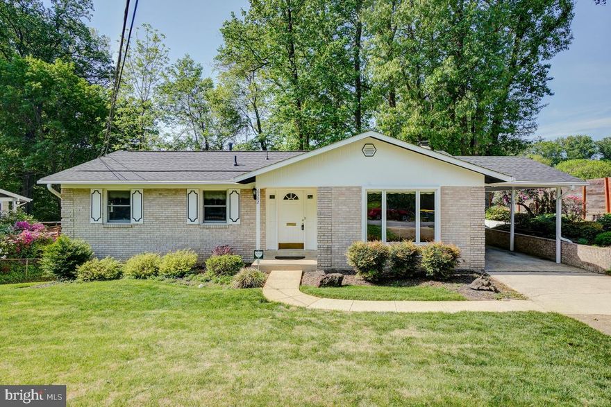 Welcome home! This well maintained rambler sited in Keene Mill Manor boasts 3BRs and 2BAs on two levels with a carport. Hardwood flooring throughout most of the main level along with beautiful bay windows that flood the main level with natural light! The spacious eat in kitchen has ample counter top and cabinet space along with updated stainless steel appliances. Three sizable bedrooms featured on the main level and two full baths! The lower level is finished with new luxury vinyl flooring, fresh paint and walks out to the lovely backyard! Completing the lower level is the unfinished portion with laundry area, storage options and a potential 4th bedroom..  This property also features a new architectural shingle roof, New windows, fresh paint throughout, Newer HVAC & more! Location is fantastic and zoned to an excellent school pyramid! Don’t miss this one!