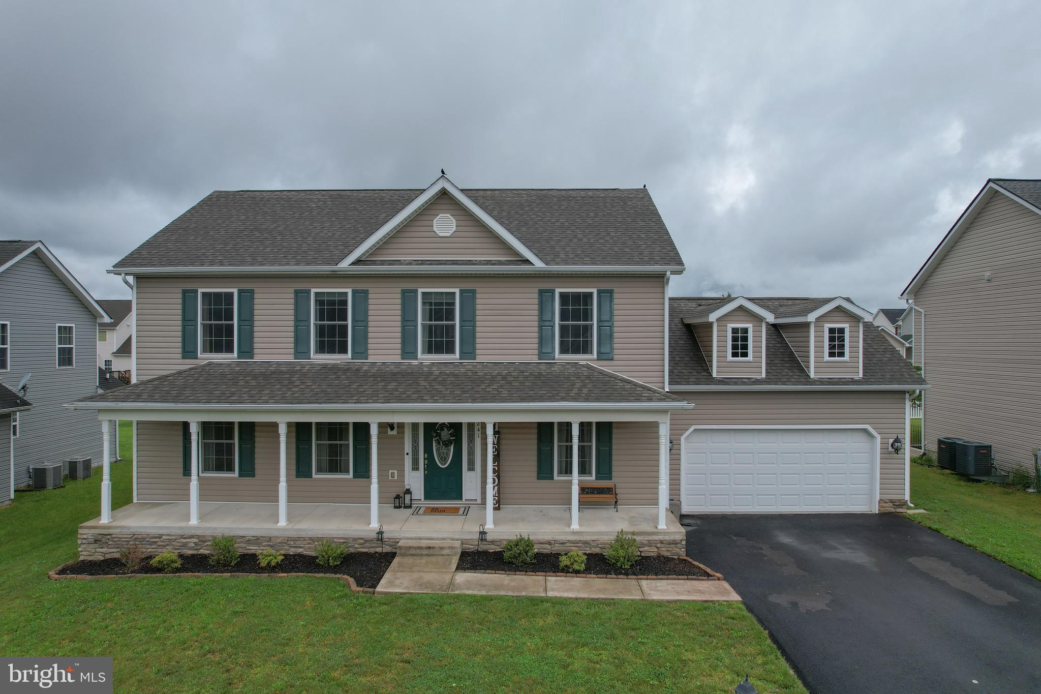 Fall in love with everything about this over 2,400 SF, 4BR/ 3.5BA home with full basement and 2 car garage!You will check off all of the boxes including some privacy and low neighborhood traffic with a location near the cul-de-sac in this mature, desirable neighborhood. This two-story classic colonial has a very flexible modern floor plan with an open concept kitchen living room combo. The kitchen portion is massive with lovely tiled flooring, considerable updated cabinetry, granite countertops and bar sitting area. The updated stainless steel appliances, large pantry and full-sized table seating also add to the kitchen. As a central gathering point, the kitchen conveniently opens to a large back deck and hang out area. Off the kitchen, the living room is a great place to catch up on the latest binge-worthy TV while cooking. The floors throughout the main level are newly updated and waterproof. The formal dining room may be used for larger gatherings. You will love the new light fixture in the dining room and the access to the kitchen for easy entertaining . The front flex room may be used for your specific living need-- make it a main level bedroom, home office, formal living room, library, playroom etc. This house layout lends itself to many functional options. The mudroom can also be found tucked out of sight from the kitchen just off of the oversized garage. Be certain to take note of the many details throughout the house like chair rail, crown molding, feature wood accent walls and more!
Upstairs the bedrooms are incredibly spacious with double closets. The primary ensuite is very well appointed with walk in closets, a large tile-floored bathroom with soaking tub and stand up shower. When you make your way downstairs, the nearly fully finished basement is a new upgrade making for great space in the basement for additional bedrooms, game rooms, in-law space, guest rooms, home gym etc. The new, modern-tiled, finished full bathroom is an exceptional addition and makes the basement an incredibly functional space. Don't wait to book your appointment to see this beautiful new house!