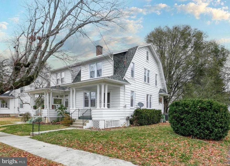 Charming, move in ready home located in the desirable Manor Section of New Cumberland! Enjoy tree lined streets, integrated sidewalks, and unbeatable access to Harrisburg, Hershey, York, and Mechanicsburg. Spend your weekends exploring the revitalized downtown district, home to shops, locally loved restaurants, and the historic West Shore Theater. This spacious two story residence offers exceptional curb appeal and sits on an outstanding homesite with mature landscaping. Classic architectural details and a welcoming covered porch set the tone as you step inside to find gleaming hardwood floors, energy efficient gas heat, and central air. Recent upgrades completed in 2025 include a new architectural roof and all new replacement windows. The charming kitchen features a ceramic tile backsplash, formica countertops, gas range, new LVP flooring, and a double window overlooking the expansive yard. Upstairs, you will find three generous bedrooms, plus a third floor bonus room perfect for a home office, gym, playroom, or craft room. A full basement with exterior access provides abundant storage, laundry hookups, and an additional half bath. Refrigerator, washer, and dryer are included. Experience the best of New Cumberland living, just minutes from the Susquehanna River, Yellow Breeches Creek, City Island, and countless recreational amenities. Move in ready and available for a quick close. Call today to schedule your private showing!