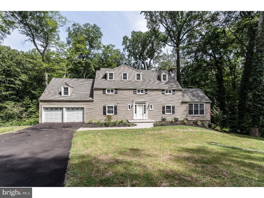 Welcome home to this absolutely breath taking property in this desirable neighborhood and Top Rated Wallingford Swarthmore School District.  No detail was missed when completing this renovation which promises carefree living for years to come.  This home offers a NEW roof and gutters; NEW siding; NEW Trex deck; NEW septic system; NEW windows; NEW EP Henry paver walkway; NEW driveway; NEW landscaping; Refinished hardwood flooring throughout first and second floors; NEW kitchen with white shaker cabinetry, stainless steel appliances, granite counters, and subway tile backsplash; NEW tile bathrooms, NEW 200amp electric service and fixtures throughput, NEW plumbing fixtures throughout, and NEWER HVAC.  There is also a Master suite with his and her closets, a sitting room, and marble bathroom; a NEWLY added third floor bedroom suite; Partially finished basement with fireplace and enclosed porch, 2 car garage, garden shed for storage, and spacious rear yard.  All of this while being less than a mile from bustling Media Borough and State Street which offers year round activities such as Dining under the Stars, flea and farmer's markets, Media 5 mile Run, the Media Theater and amazing dining and shopping options that only Media can offer! Close to all major roadways and a short walking distance to the train station for an easy commute to Philadelphia and NYC- make your appointment today!