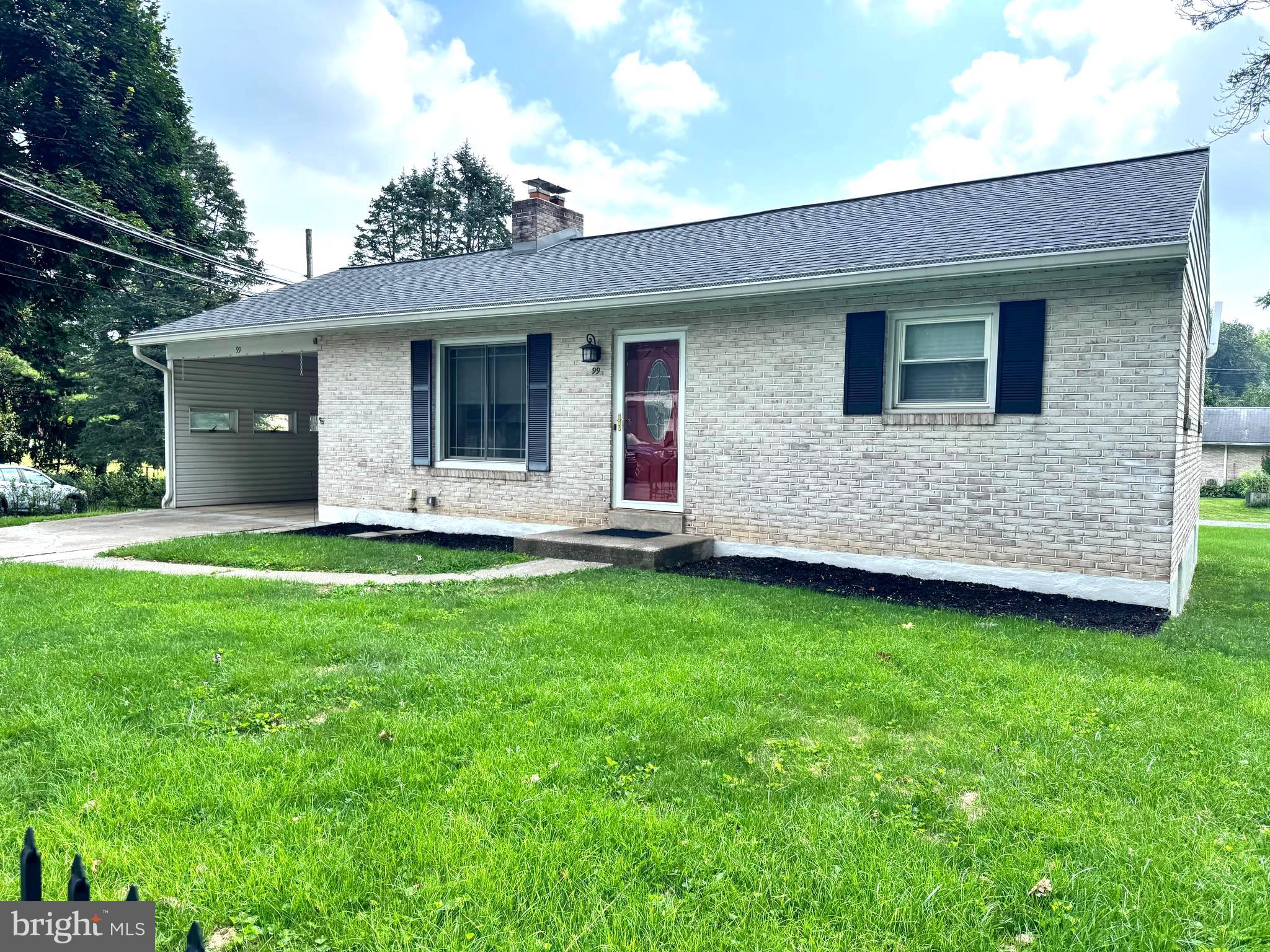 Welcome to this meticulously kept and move-in ready ranch home, located in the heart of Hummelstown, PA. Offering the perfect blend of comfort and convenience, this home is a true gem! Over the past decade the home owner thoughtfully updated this home allowing its next owners to have peace of mind. Those updates include: new roof, new basement windows, updated kitchen cabinets and granite countertops, new electrical panel, new heat pump, new shower doors, and relocated the washer and dryer to the main floor. The large backyard is flat and features a cozy patio with a retractable awning. The full basement is heated and dry... perfect for extra storage, a workshop, or home gym... the options are endless. And if that's not enough, this prime location has easy access to everything you need like shopping, restaurants and schools. Located in the desirable Lower Dauphin School District. Make an appointment today, your new home is waiting for you! Listing Agent is related to seller.