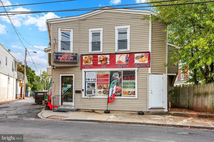 Versatile 1550 SF commercial property offers a wonderful opportunity in a desirable location with tons of flexibility!

Lease includes restaurant equipment.  Tenant is responsible for utilities.