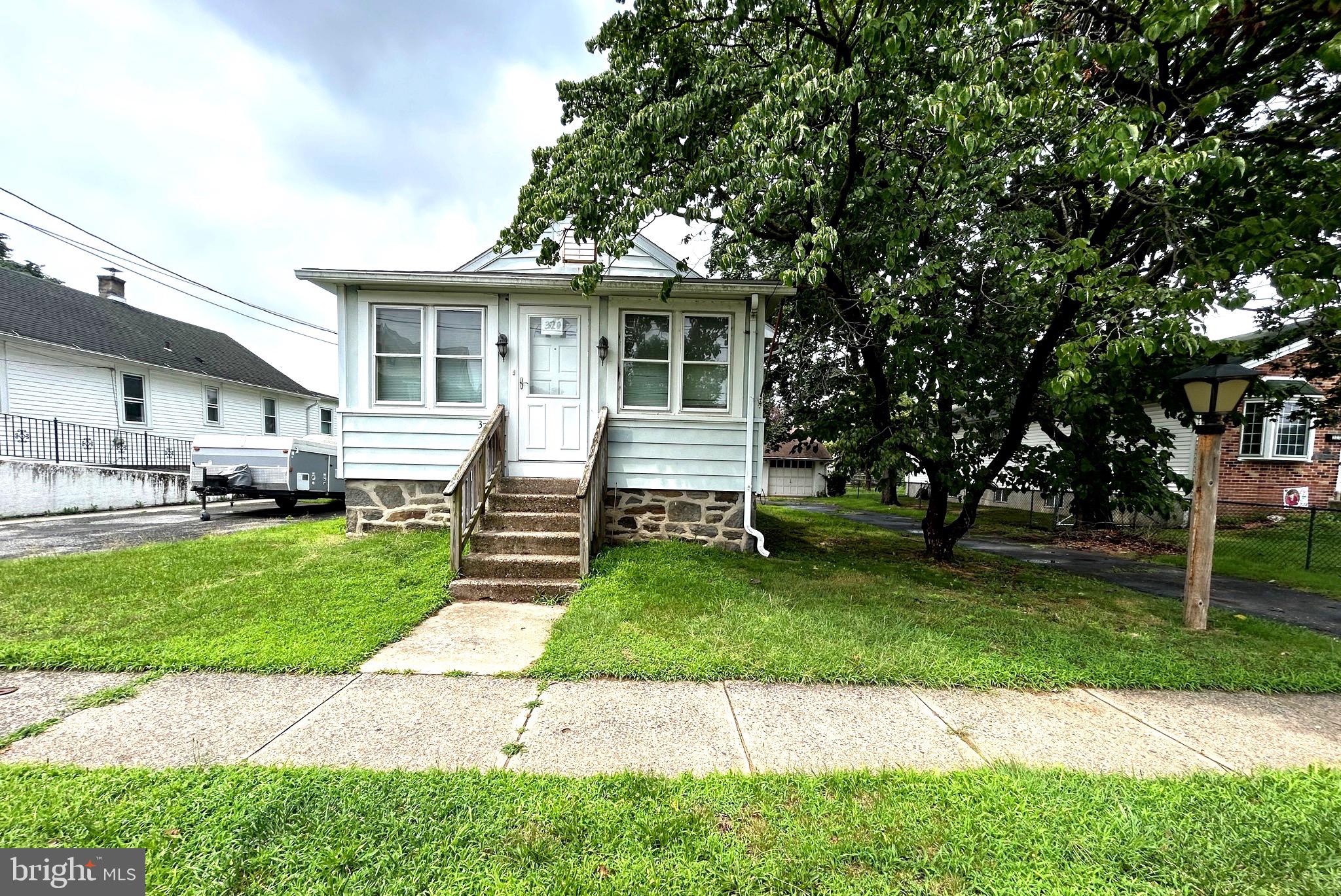 This 2-bedroom, 1-bath rental at 320 Printz Ave, Essington, PA, features newly installed flooring and freshly painted interiors, offering a clean and modern living space. The property includes main-floor laundry facilities, a private backyard for outdoor use, and a driveway for parking. A basement provides additional storage space. The garage is not part of the rental agreement. New photos will be available soon.