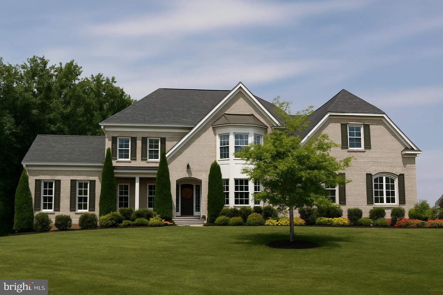 Welcome to 5506 Willow Grove Court, a stately brick-front estate nestled on nearly an acre in the prestigious Woodmore North community of Bowie, Maryland. From the moment you arrive, sophistication greets you with an expansive driveway, lush manicured landscaping, and a showstopping Italian-imported double door entry. Inside, elegance unfolds across five bedrooms, six bathrooms (four full, two half), and over 8,000 square feet of impeccably finished living space. A grand, sun-filled foyer sets the tone with radiant Calacatta Gold marble laid in a striking herringbone pattern, tray ceilings, Restoration Hardware chandelier, and arched entryways that flow effortlessly throughout the home. The main level features engineered hardwood floors, elegant iron balusters, crown molding, and designer finishes throughout. To the left, a formal living area offers a view of the sweeping staircase with a regal carpet runner. French doors lead to a conservatory bathed in light, offering cathedral ceilings and Palladian windows. The home office is richly appointed with built-ins, crown molding, and double French doors, while the formal dining room stuns with double tray ceilings, custom trim work, and a chandelier fit for royalty. The two-story family room is a true masterpiece, boasting floor-to-ceiling Palladian windows, custom millwork, a dramatic gas fireplace with marble surround, built-ins, and rich custom drapery. The gourmet kitchen is both functional and fabulous with quartz countertops, dual-toned cabinetry, a marble backsplash, stainless steel appliances, a 48” built-in refrigerator, double wall ovens, and a deep apron-front sink with views of the backyard. A spacious walk-in pantry, butler’s pantry with mini-fridge and marble detail, and a breakfast room drenched in natural light complete the space. The adjacent morning room offers ceramic tile floors, Palladian windows, and outdoor access, while the mudroom includes a side entry, laundry area with top-tier washer/dryer, and access to the garage. Upstairs, the private owner’s suite is a true retreat, featuring plush carpet, tray ceilings, custom window treatments, an electric fireplace, and a separate sitting room with hardwood floors and chandelier. The spa-inspired ensuite bath boasts dual vanities, a soaking tub, oversized shower, makeup vanity, and a boutique-style walk-in closet with built-in island. Secondary bedrooms include a junior suite with a magazine-worthy new bathroom featuring gold accents and marble-look tile, and two additional bedrooms that share a spacious Jack-and-Jill bath with dual vanities. The finished lower level offers endless flexibility with a full second kitchen with quartz counters, stainless steel appliances, 42” cabinetry, tiled flooring, a walk-up exit, three recreational areas, two lofts, three bonus rooms, and a large utility/storage room—perfect for entertaining, hosting guests, or creating a private in-law suite. Major updates include a new roof (2018), 75-gallon gas water heater (2024), sump pump (2022), and custom double door entry (2024). Located in one of Bowie’s most sought-after neighborhoods, this home offers proximity to Woodmore Towne Centre, golf courses, fine dining, grocery stores, and parks, with quick access to Route 50, I-495, and the Metro for an easy commute to D.C., Annapolis, and Baltimore. This is a rare opportunity to own a meticulously maintained and tastefully upgraded estate that blends comfort, elegance, and convenience.