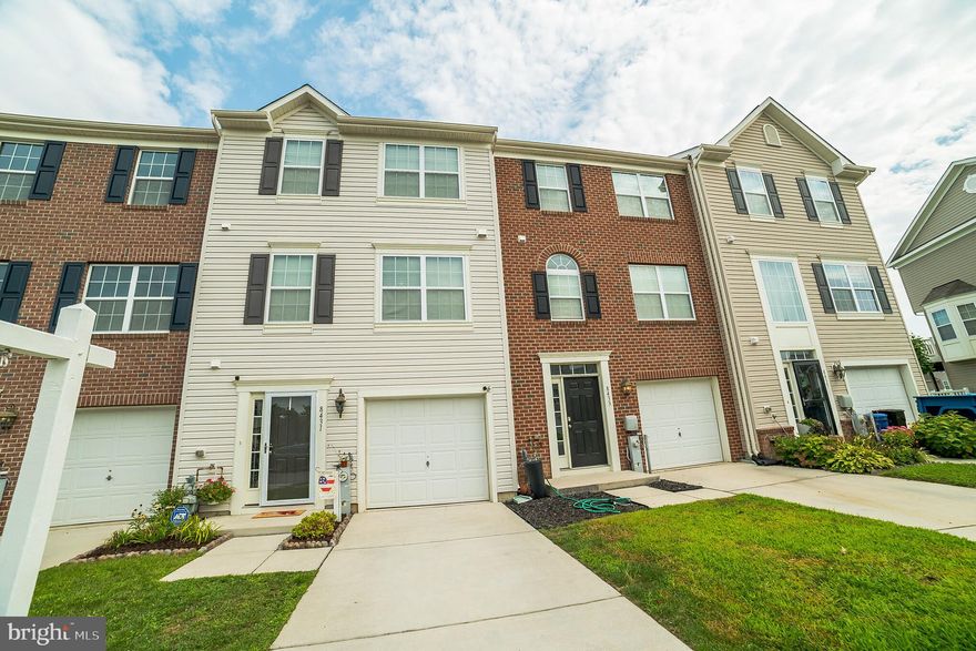 Brilliant three story, 2000 square foot townhome in Lakes at Stansbury Shores Community boasts 3 bedrooms, 2.5 baths, garage, fenced in backyard with quaint pond views, walking trails, close to all major highways, and walking distance to Hard Yacht Café and a marina.  This home opens to a first floor family room, main level has open floor plan with kitchen that has a finished upgraded bump out, and family room, third level has master bedroom with generous walk in closet and convenient washer/dryer.  This townhome community located in a quiet, water-oriented community right off Peninsula Highway and was built in 2012. It is centrally located and less than 10 minutes to downtown Baltimore.  Walking distance to Chesterwood Park.  Hurry, this won't last long!