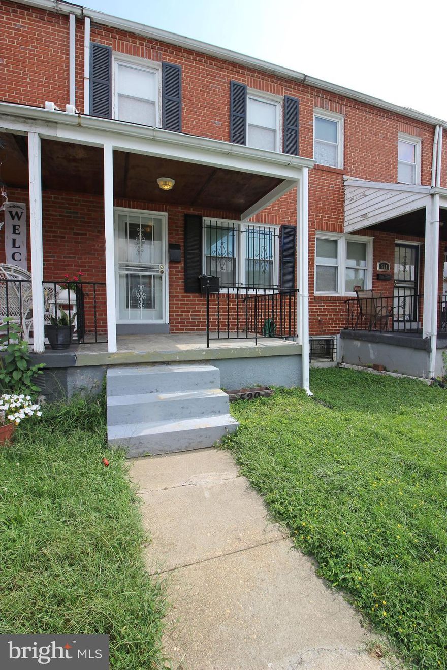 Stunning 2 Bedroom 1 Bath 3 Level Townhome in Baltimore! Entering this amazing space you are welcomed by the spacious living room/dining room combo, featuring ample natural light, hardwood flooring & stunning light fixture. The kitchen is next, with ample cabinet space & great counter space, providing the perfect space to host & entertain. Heading upstairs you will find the bedrooms, each with hardwood flooring, generous closet space & ample natural light. The fully finished basement rounds out this home, boasting the enormous family room & laundry room. Enjoy the comfort of having your own private front porch, perfect for enjoying & relaxing. Available now!