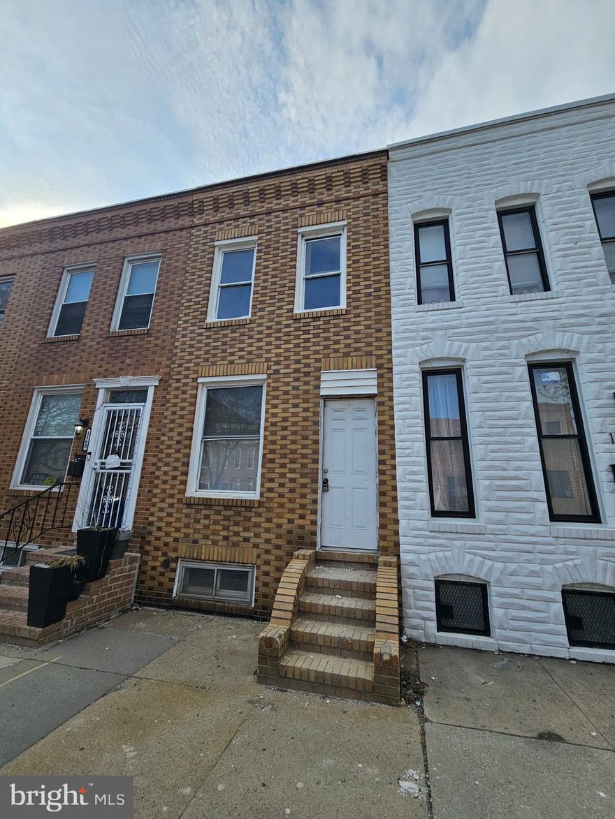 Great investment opportunity in the heart of Pigtown/Washington Village! This brick townhouse located on desirable Nanticoke St is ready for a full renovation. Ideal for investors looking to flip or add to their rental portfolio. Potential to configure as a 2BR/2.5BA or expand to a 3BR/3.5BA by finishing the basement. Prime location with close proximity to M&T Bank Stadium, Camden Yards, Horseshoe Casino, the Inner Harbor, and easy access to I-95 and I-895. Sold strictly as-is.