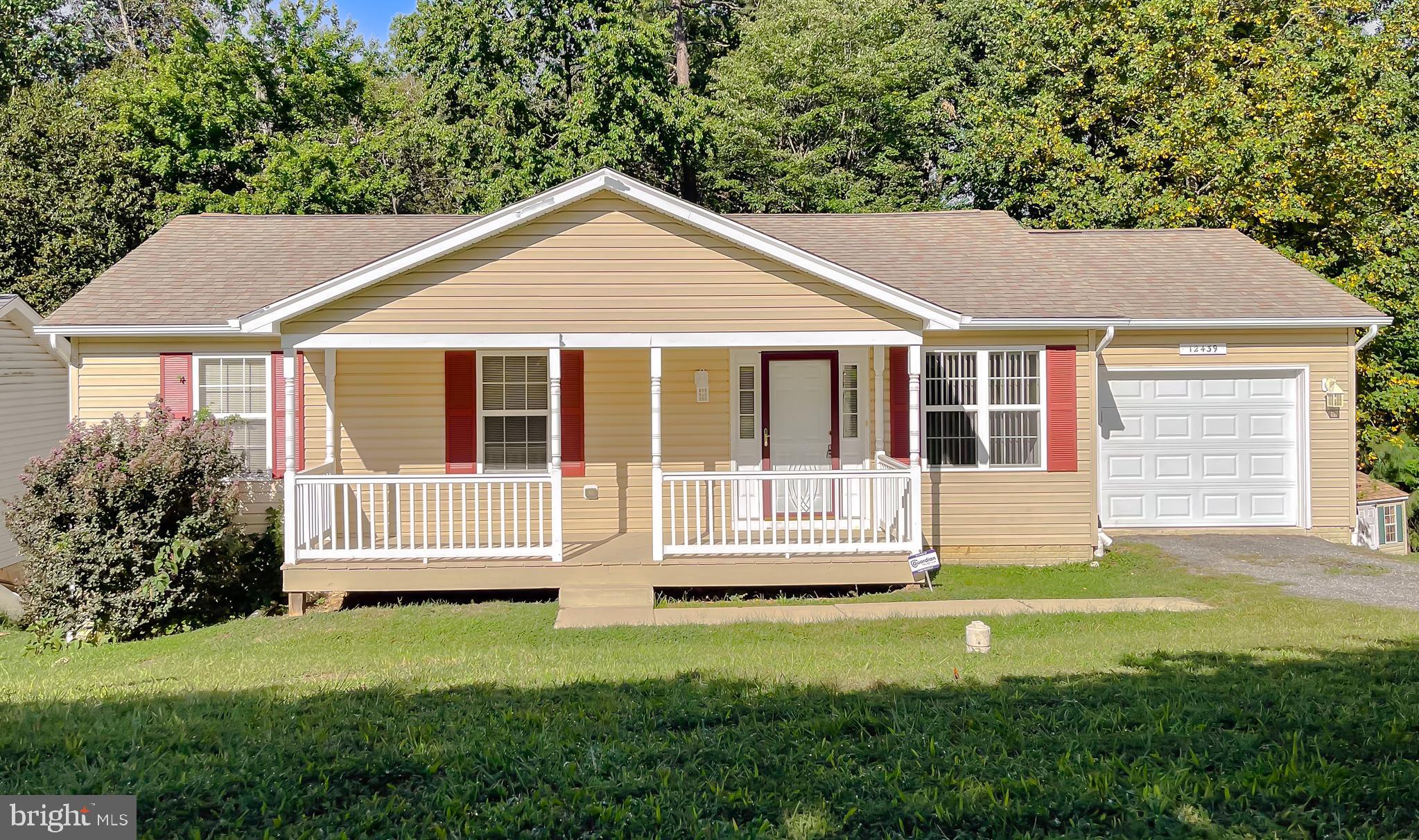 *The seller of this adorable rambler moved so quickly we were able to move our listing date up by a week; two doors for the basement are still on order as is the mirror for downstairs basement but will be installed in the next two weeks and trim going downstairs will be painted and finished.. *
This charming rambler located in Chesapeake Ranch Estates has location and charm that is sure to make an impression!
A tree lined front yard and covered large front porch greet you into the main living area which is open to the kitchen and temperature controlled sunroom. There are 3 bedrooms and two full bathrooms on the main level as well. Downstairs has been recently painted with new flooring installed, a large bedroom, large rec room/ living space and an upgraded full bathroom as well as a separate laundry/utility area.
The community offers trails, beaches, lakes and is close to restaurants, shopping and PAX River Naval Base.