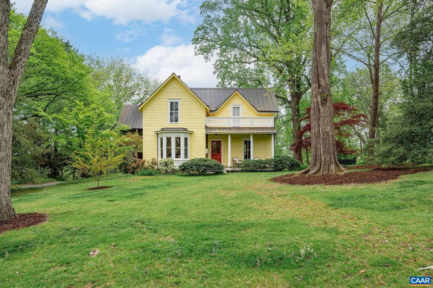 Historic house meets architectural masterpiece in this unique offering. The owner/architects have taken one of the original stately Cville homes from 1870 & brought the outdoors into the house. Keeping the charm at the front with original moldings & windows, the 2 story addition flows seamlessly to the backyard. This newer build has floor to ceiling Spanish cedar windows with stunning views of the 1.1 acre manicured lawn. This park-like setting is lush with mature plantings & historic Oaks & Tulip Poplars. The heart of the house has accordion doors that open completely to a Sapele deck overlooking the 6.5 acres of green space at Davis Park. Seasonal mountain views in North Downtown CVille. Baths include Italian glass tile, Waterworks soaking tub & Dornbracht faucets.  The Kitchen includes custom cabinetry, separate bar and large pantry.  Soapstone counters, Subzero refrigerator. Private concrete pool with Bluestone terrace. 1 car garage.,Soapstone Counter