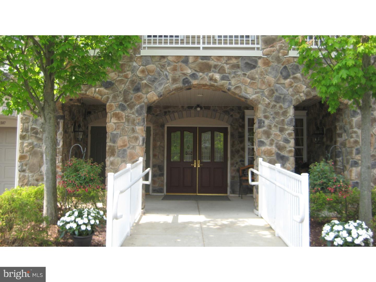 Amazing first floor 2 bedroom, 2 full bath condominium in one of the best locations in the highly sought after 55+ Heritage Creek Estates. This home also includes an adjacent storage unit. Ideally located end unit with lovely views from the patio of the preserved natural open space. The foyer opens into the inviting sun lit dining room/living room combination. The eat in kitchen, features tile floor, gas cooking, microwave, 1 year new stainless steel fridge and the same great views of the open space. A den/office is an added feature. The owner's suite has a walk in closet and luxury bath with soaking tub, two sinks and shower. Good sized second bedroom for welcoming those overnight guests with easy access to the generous ceramic tiled hall bath complete with large linen closet. Heritage Creek Estates offers a carefree way of life with no outside and very little inside maintenance. The Community offers a 15,000 square foot clubhouse, indoor and outdoor pools, gym, card rooms, library, billiard room, ballroom, craft room, internet room, terrace, tennis courts, Bocce courts and well maintained common areas all included with your monthly association.