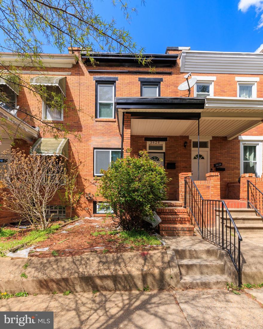 Welcome to 3626 Esther Place — a beautifully renovated row home in the heart of Highlandtown, Baltimore. This stunning three-bedroom, two-and-a-half-bath residence features elegant quartz countertops, new stainless steel appliances, coffered ceilings with integrated LED lighting, and modern bathrooms with stylish tiled showers. Enjoy the fresh appeal of newly painted walls and luxury vinyl plank flooring. Step outside to a brand-new rear deck and fenced yard, perfect for relaxing or entertaining. Additional upgrades include a new HVAC system, water heater, and roof, ensuring year-round comfort.