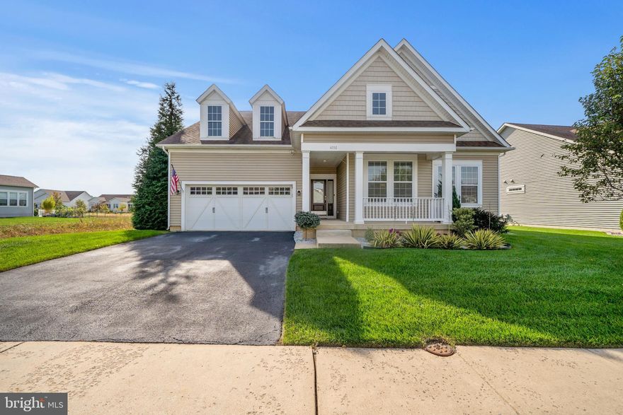 Welcome to the Village of Bayberry South — an exceptional 55+ community where resort-style amenities and low-maintenance living come together to create a truly elevated lifestyle. This impeccably maintained home is move-in ready and positioned on one of the largest lots in the neighborhood, peacefully tucked away on a quiet, tree-lined street.

Designed for effortless single-level living, the open-concept layout blends sophistication, comfort, and everyday practicality. Step inside to a warm and inviting foyer that flows into a bright and flexible living space, easily adaptable to multiple seating or dining configurations. The living room is filled with natural light from twin sets of double windows, creating a cheerful, airy atmosphere that sets the tone for the rest of the home.

At the heart of the residence is the beautifully appointed chef’s kitchen, featuring granite countertops, upgraded cabinetry, and a generous center island perfect for both casual meals and stylish entertaining. A charming breakfast nook sits just beyond, with sliding glass doors that open to a private TREX deck overlooking the beautifully manicured backyard — the ideal spot for morning coffee, alfresco dining, or a quiet evening unwind.

This thoughtfully designed home offers three spacious bedrooms, 2.5 bathrooms, and an additional flex room that can serve as an office, den, or even a fourth bedroom. Two of the bedrooms offer private en-suite bathrooms, providing comfort and convenience for both owners and guests. The third bedroom offers excellent versatility, whether used for visitors or a dedicated workspace.

The full basement, complete with an egress window, provides exceptional storage and offers the potential to create additional living space tailored to your needs. For added peace of mind, the home is equipped with a whole-house generator, ensuring comfort and security in any weather.

Life at Bayberry South is truly maintenance-free — lawn care, landscaping, and snow removal are all handled for you, allowing more time to enjoy the community’s impressive amenities. The clubhouse serves as the vibrant social hub of the neighborhood, offering a resort-style pool with tranquil pond views, a state-of-the-art fitness center, game and billiards rooms, and tennis/pickleball courts. With a robust calendar of clubs, activities, and events, you’ll find endless opportunities to stay active, engaged, and connected.