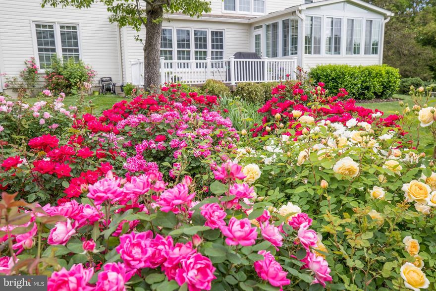 Welcome home to 9609 Gauge Drive in the highly sought-after neighborhood of Crosspointe in Fairfax Station**This outstanding Hawthorne model--featuring 4 Bedrooms and 2 1/2 Bath-- captivates your admiration with the exceptional landscaped lot that opens to the common area with views of the community pond**Enter your new home and  fall in love with the Grand 2-Story Foyer including main level  NEWLY REFINISHED HARDWOOD FLOORS and fresh Designer Neutral paint**The modern open floor plan includes a Formal Dining Room to your left with detailed crown molding and chair rail: spacious Light-filled Living Room for entertaining all of your holiday guests**The Office is a great space for remote work/at home schooling featuring a dual-sided cozy gas fireplace and built-ins**GOURMET KITCHEN features top tier granite countertops, plenty of custom cherry cabinets, new stainless steel appliances and roomy island for preparing meals and gathering family & friends**The 4-SEASON SUNROOM is a standout feature of this home with its floor-to-ceiling windows and ceiling fan overlooking the large deck and picture perfect rear yard full of gorgeous roses**The fabulous Family Room is a wonderful area flowing from the kitchen with lots of natural light and gas fireplace**On the Upper Level,  the large Primary Suite will exceed your expectations with the impressive vaulted ceilings, custom walk-in closet and new Luxury Vinyl Plank flooring**The Primary Bath is tastefully updated with a large soaking tub, frameless glass shower and custom tile finishes**With Three Additional Bedrooms, all with roomy closets and  Full Updated Bathroom upstairs, this home has plenty of space for a growing family or guests**The lower level is a Full Unfinished Basement with plumbing rough-in for bathroom and is ready to be finished by the new owners**Living in Crosspointe offers a variety of amenities and a sense of community, making it an idyllic place to call home-- Residents have access to a range of amenities, including two outdoor pools, two ponds, tennis and basketball courts, tot lots and an extensive network of nature/jogging/biking trails. Nature enthusiasts will appreciate the proximity to Lake Mercer, Fountainhead Regional Park, Burke Lake and Occoquan Regional Park, providing even more opportunities to explore the outdoors and enjoy recreational activities. Commuters will find this location highly convenient, as it offers easy access to Route 123, the Fairfax County Parkway, I-95, the VRE (Virginia Railway Express), Franconia-Springfield Metro and commuter lots. This home truly offers the best of both worlds - a serene retreat within a vibrant community, while still being conveniently located near major transportation routes and amenities. Look no further--YOU ARE HOME!!