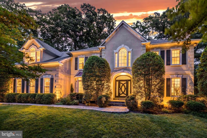 Discover your serene sanctuary tucked amidst lush greenery, where every window frames picturesque views of beautifully manicured gardens! Enjoy light filled spaces & beautiful vistas of lush green surroundings from every room! Nestled on a serene cul-de-sac in the sought after Franklin Park area of McLean, this refined 4BR, 4.5-BA home is perched on a private 0.44-acre lot enveloped by verdant trees & mature landscaping. This stunning Colonial boasts a functional open floor plan & gorgeous craftsmanship, ensuring quality & comfort. Enjoy the convenience of a prime location offering swift access to DC, Arlington, and Tysons, alongside a host of amenities right at your fingertips. Welcome to your private oasis, where tranquility meets urban accessibility.
 As you approach, you're greeted by a beautiful stone driveway, flanked by garden beds w/ stacked stone that accentuate their beauty to your right, and a nature preserve with 4 seasons of flowering beauty on your left. A flagstone walkway leads you to the beautiful Jeld-Wen crystal-glass-paned front door. Illuminate your evenings w/ landscape lighting throughout the whole property. The exceptional curb appeal is highlighted by the landscape lighting, accentuating the home's elegance. A7-zone irrigation system ensures your grounds stay healthy. 
Step inside and experience the spaciousness created by the elegant 2 story foyer, where light pours in through a Palladian window above, filling the space w/ openness & brightness. The meticulously maintained interior is adorned w/ quality craftsmanship. To your left, the elegant dining room boasts wainscoting, crown molding, & a large bay window that floods the space w/ natural light. To your right, a gas FP with a neoclassical stone mantel draws attention in the living room.
Ahead is the spacious two-story family room, complete with a wood-burning FP w/ a stone surround, floor-to-ceiling windows, a beautiful view of the backyard garden, & direct access to the rear patio. Relax on the rear patio as you are enveloped in greenery! Fairy lights are draped from the trellis, creating a serene setting perfect for entertaining or sitting among nature. The gourmet kitchen is a chef's delight, equipped w/: granite countertops; tons of beautiful cabinetry (including under island storage); & top-of-the-line appliances: Subzero fridge, Wolf- range, microwave, Oven,  & warming drawer, & Bosch dishwasher.  A generous island offers additional counter seating w/ a direct view of the backyard formal garden, perfect for casual dining or morning coffee to start the day.
The huge mudroom area behind the kitchen, boasts tons of storage space with additional cabinetry, a Bosch washer/dryer, a sink, a fridge and a large pantry for all your storage needs. 
Retreat to the upper level, where 4 BR & 3 BA await. The primary suite impresses w/ a vaulted ceiling, separate sitting area, and large en-suite bath featuring dual vanities, a jacuzzi tub, a separate shower, & a private water closet.
The lower level offers: a custom bar imported from Belgium complemented by a built-in U-line ice maker & fridge; extensive built-in shelving in the spacious rec room; a separate room as an additional office/flex space; a sitting/wine tasting area, complete w/ hand-painted murals depicting Tuscan vineyards, providing the perfect spot for intimate gatherings. Don’t miss the incredibly spacious storage room that ensures ample space for your belongings. Numerous closets & cabinetry throughout will serve all your storage needs!
Enjoy ultimate convenience w/ Chesterbrook Shopping Center just across the street, currently undergoing revitalization, offering Starbucks, dining, grocery, & retail options at your doorstep!
This area feeds into Chesterbrook ES (offering Level IV Advanced Academics), Longfellow MS, & McLean HS, all of which offer academic enrichment and excellence.
Don't miss the opportunity to own this idyllic oasis in an exceptionally convenient and fabulous location!