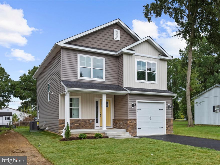 OPEN HOUSE  SUN 11/2 11a-1p! BRAND NEW CONSTRUCTION COMPLETE AND READY FOR AN IMMEDIATE SETTLEMENT! Beautiful Craftsmanship by Respected Builder Jefton Homes who delivers with upgrades at every turn! Check out the detail on the Exterior with Mixed use of Siding Texture, Colors &  Stone!  The open-concept design allows for seamless flow between living areas, perfect for both Entertaining and Everyday living. Family Room with Electric Fireplace and Mantle, Dining Area and Kitchen with Granite Counters, White Cabinetry, Island, Subway Tile Backsplash and Stainless Appliances. On the Upper Level, The Primary Bedroom Ensuite complete with a Tub and Tiled Separate Shower with Granite Counters, 3 additional bedrooms, Hall Bath with Tile & Granite Counters and Laundry area. Garage with Drywall & Paint. There is a 4ft crawl space. Step outside to discover the expansive outdoor space, ideal for hosting gatherings or enjoying quiet evenings under the stars. The potential for outdoor living areas, gardens, or even a serene retreat awaits your vision. Perfect commuting location to Ft Meade, NSA, Baltimore & Annapolis.